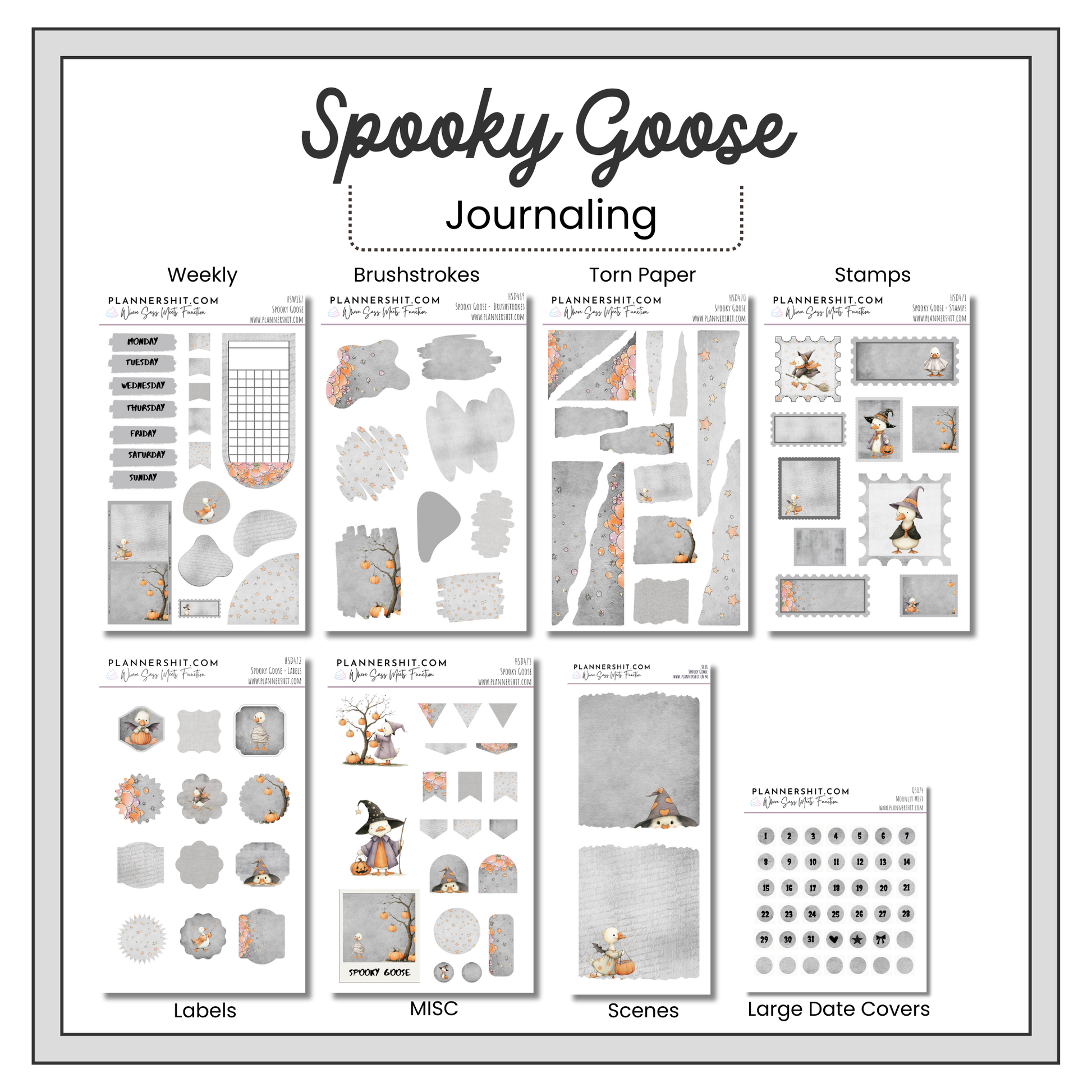 Spooky Goose (Journaling)