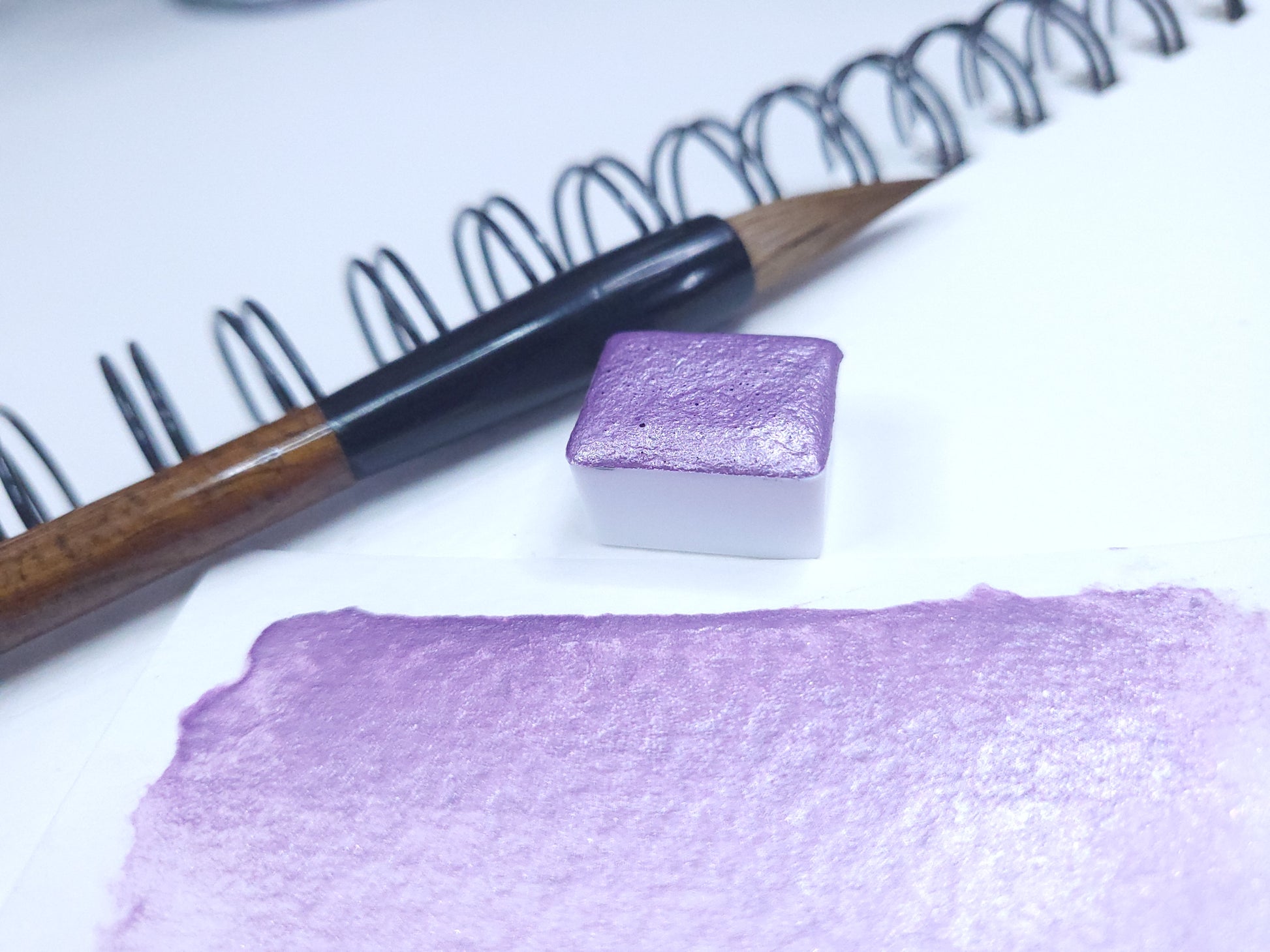 Watercolor Half Pan - Stargazer - Shimmering Starburst