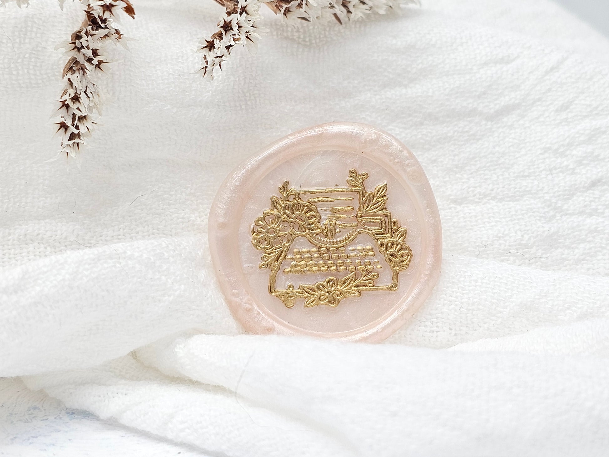 Wax Seal Stickers - Vintage Typewriter