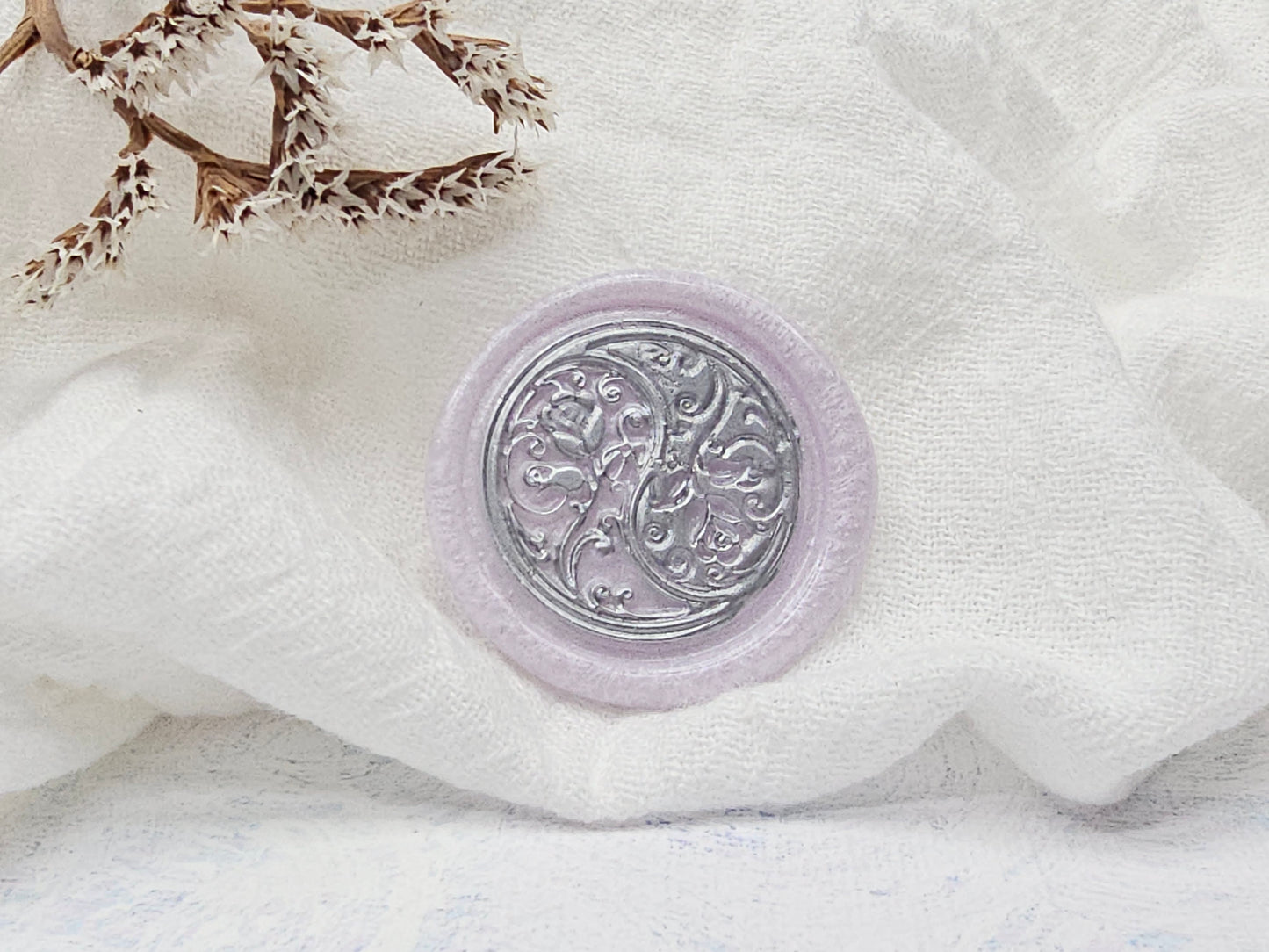 Wax Seal Stickers - Fleur