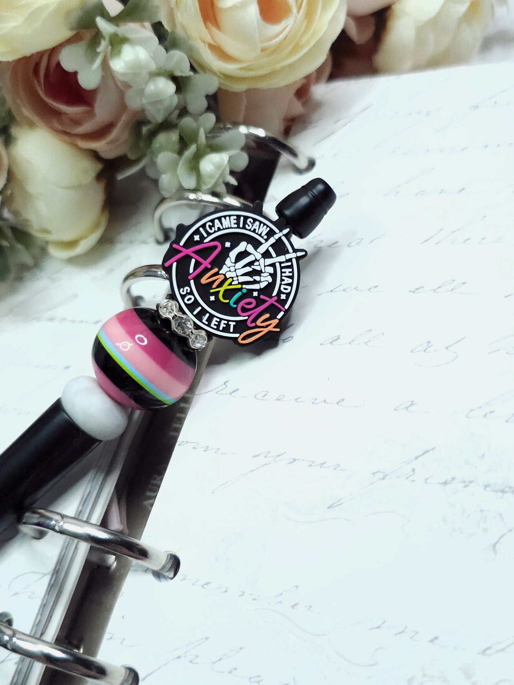 Beaded Pen - Anxiety