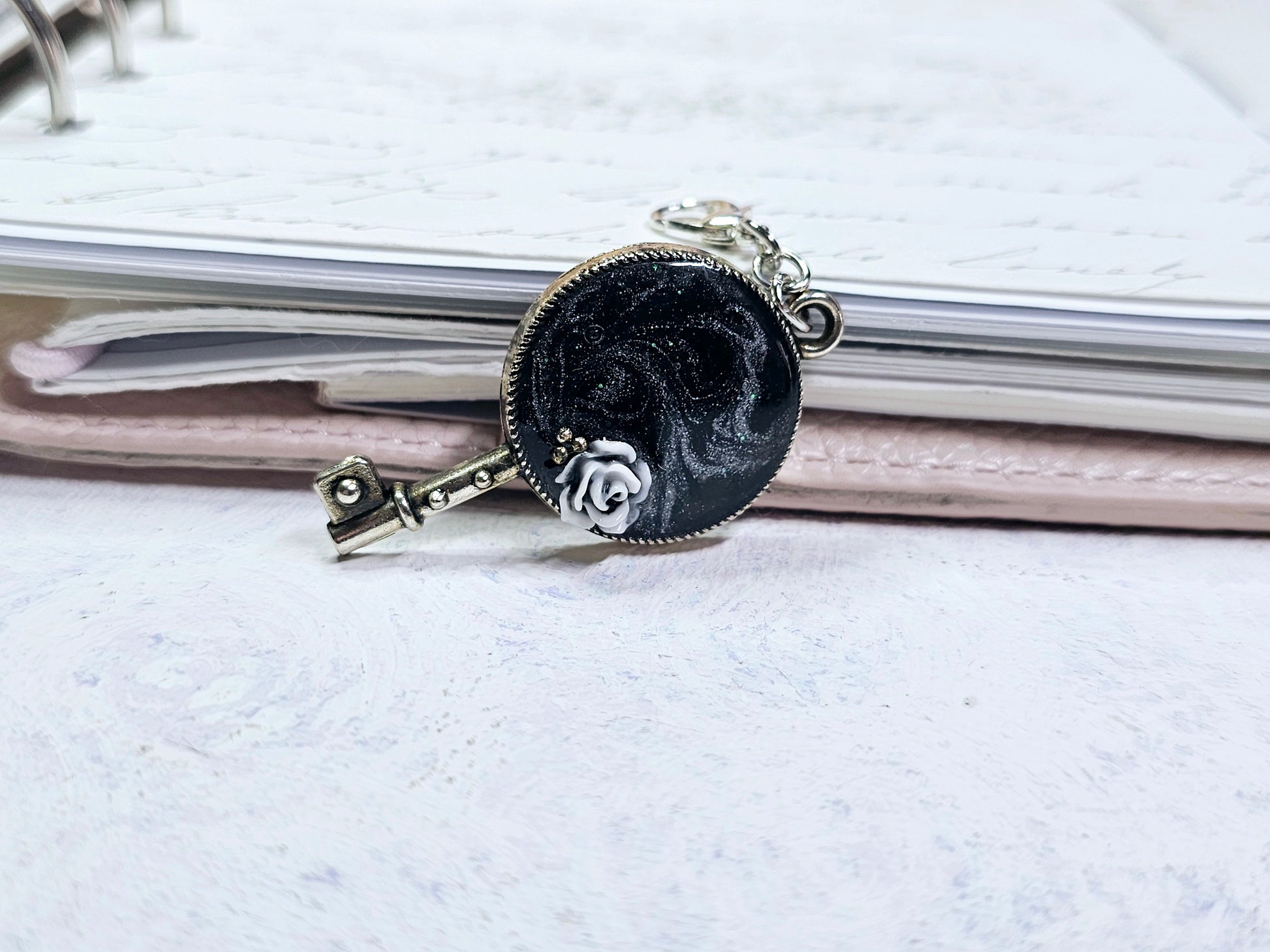 Classic Charm - Monochrome Floral Key