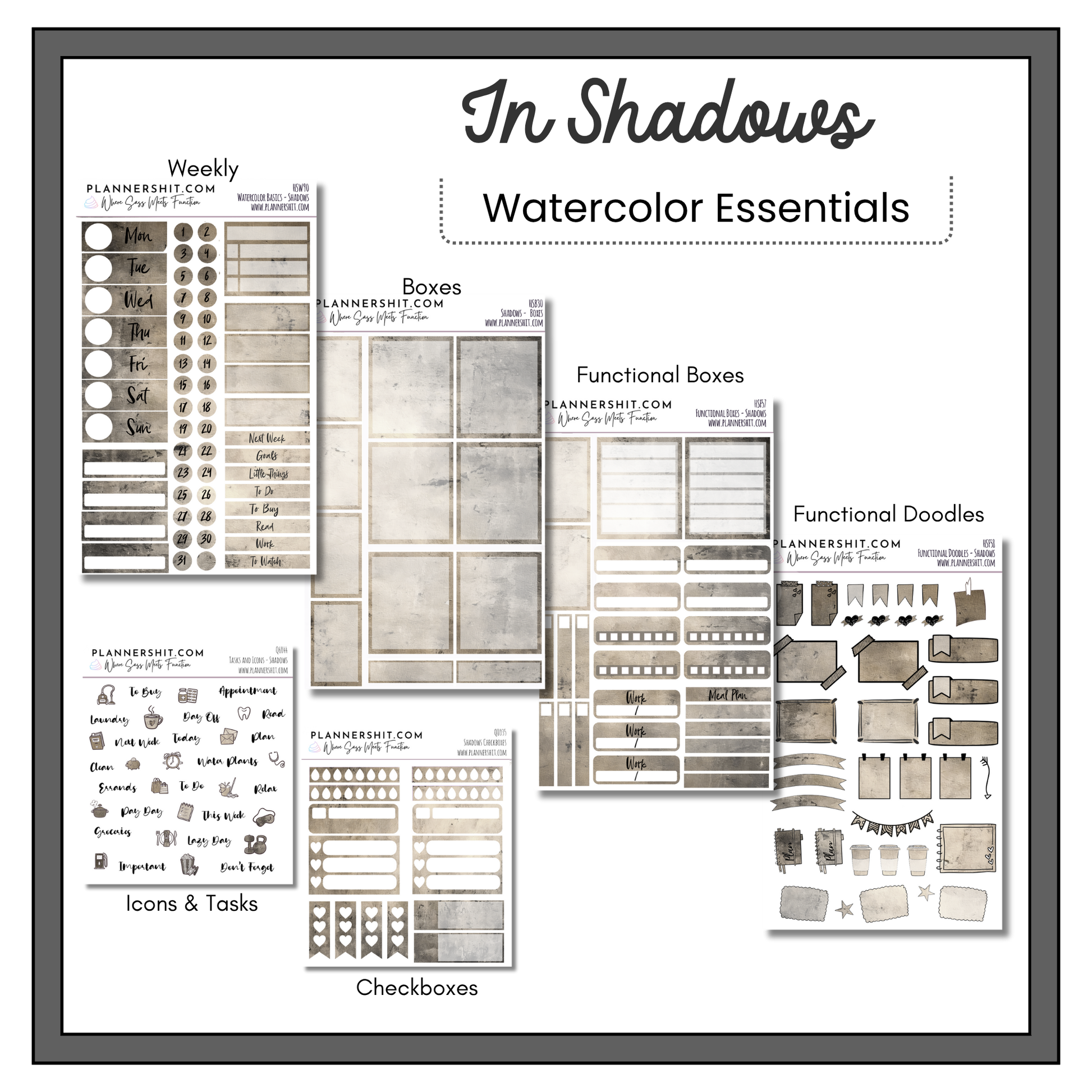 In Shadows (Watercolor Essentials)