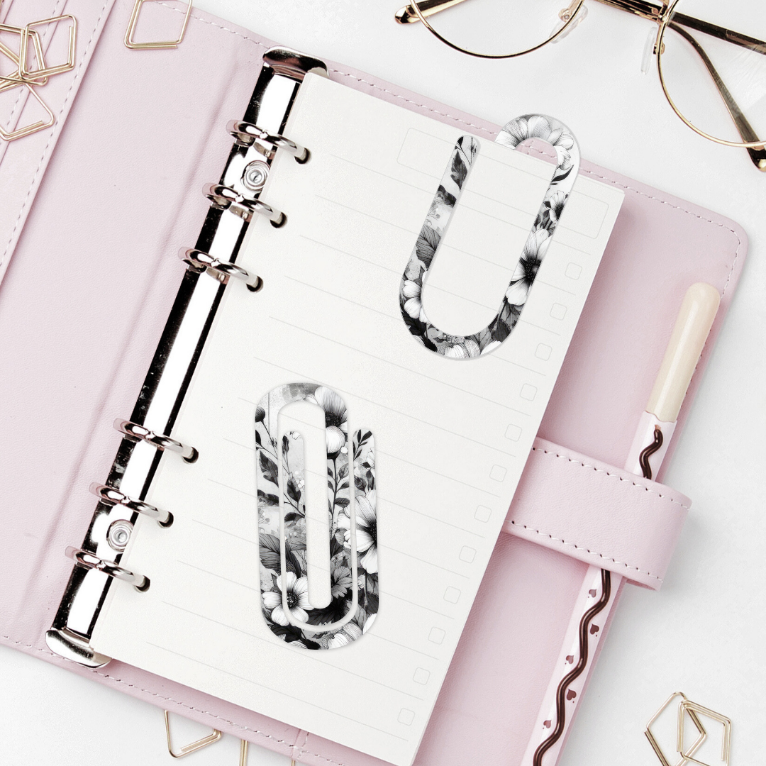 Jumbo Paperclip - Monochrome Beauty