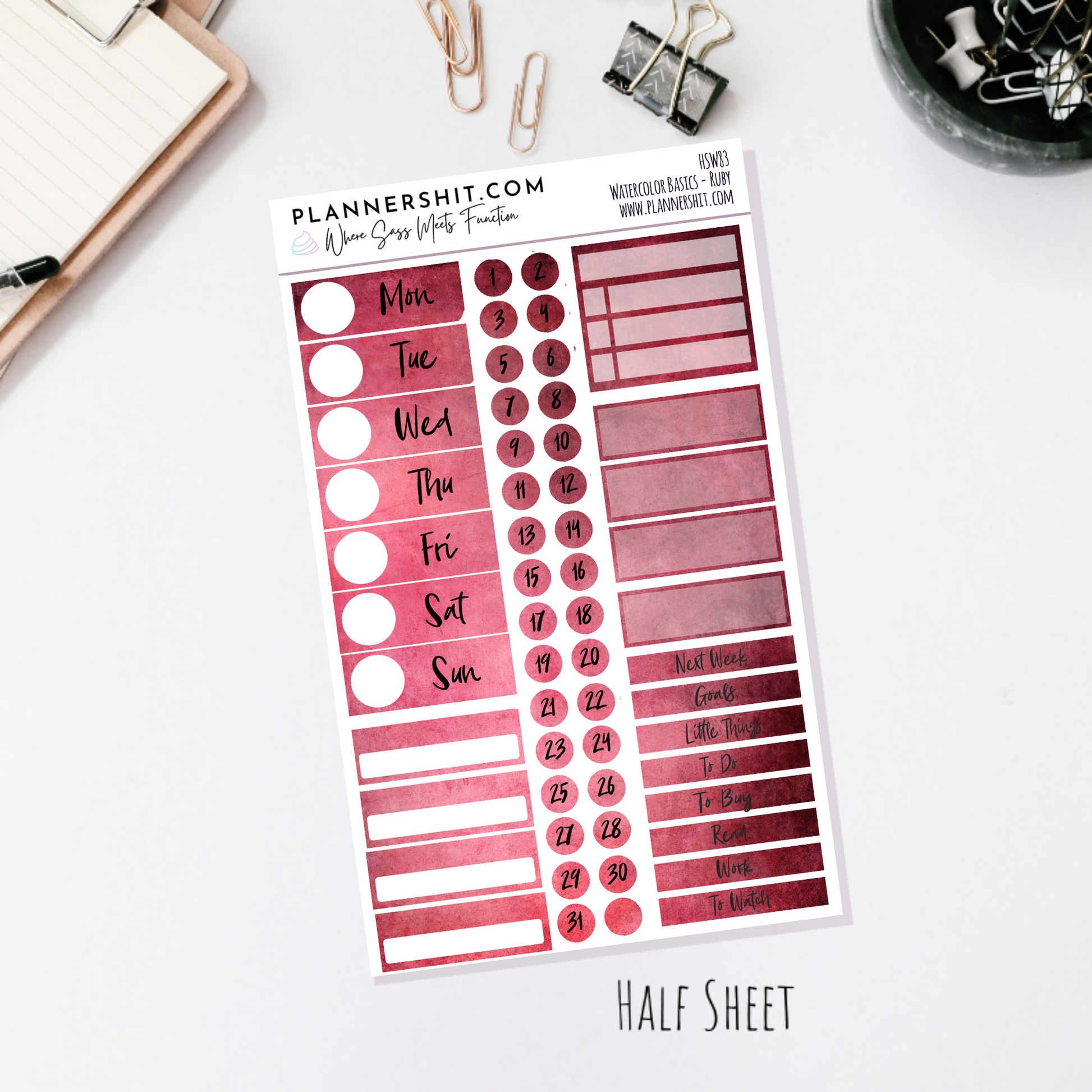 Ruby (Watercolor Essentials)