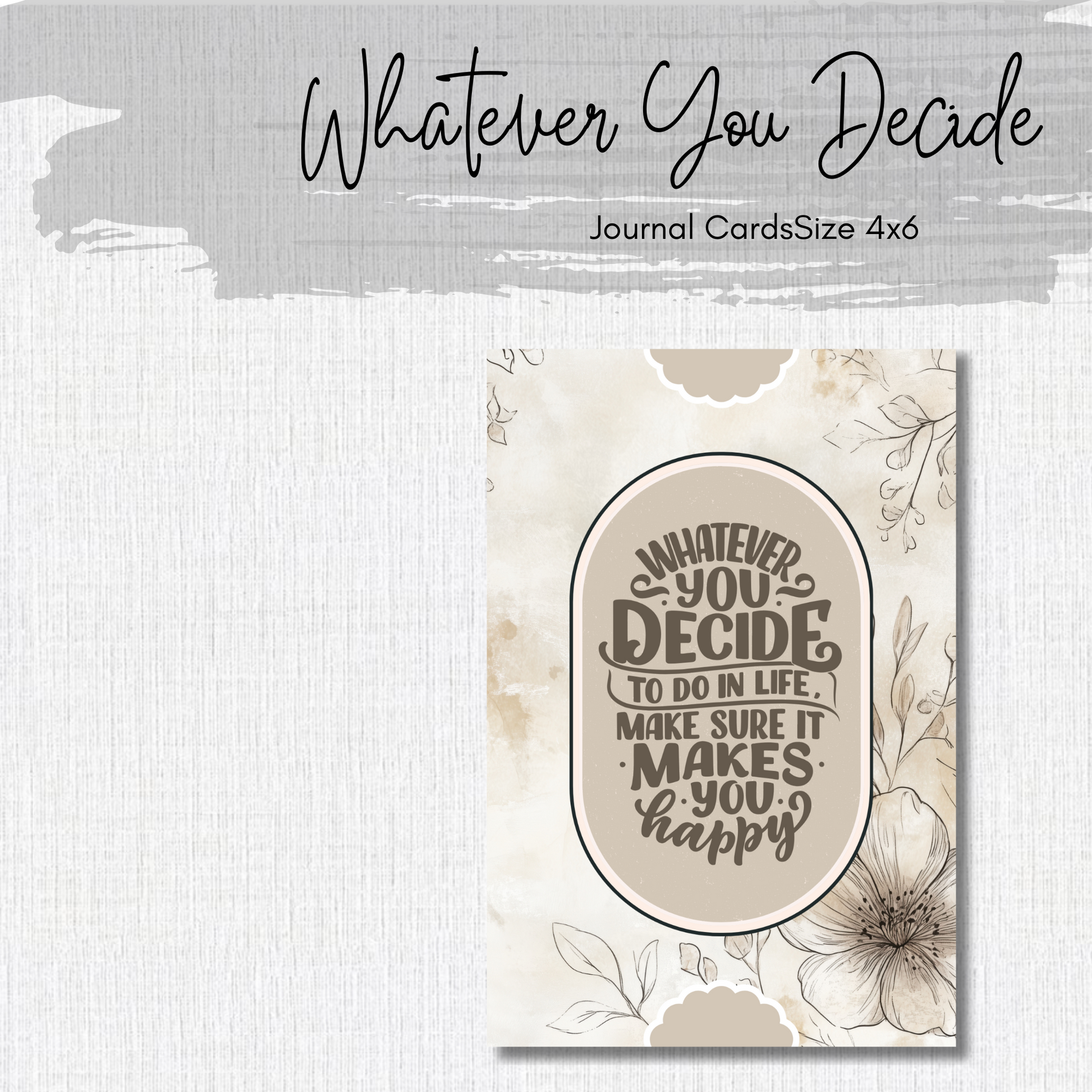 Journal Cards - Summer Boho