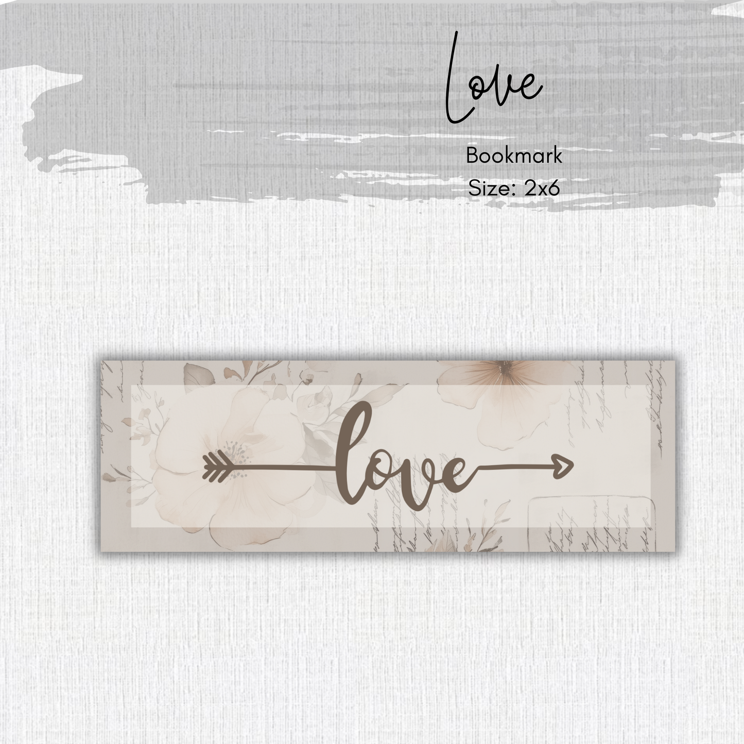 Paper Bookmark - Summer Boho