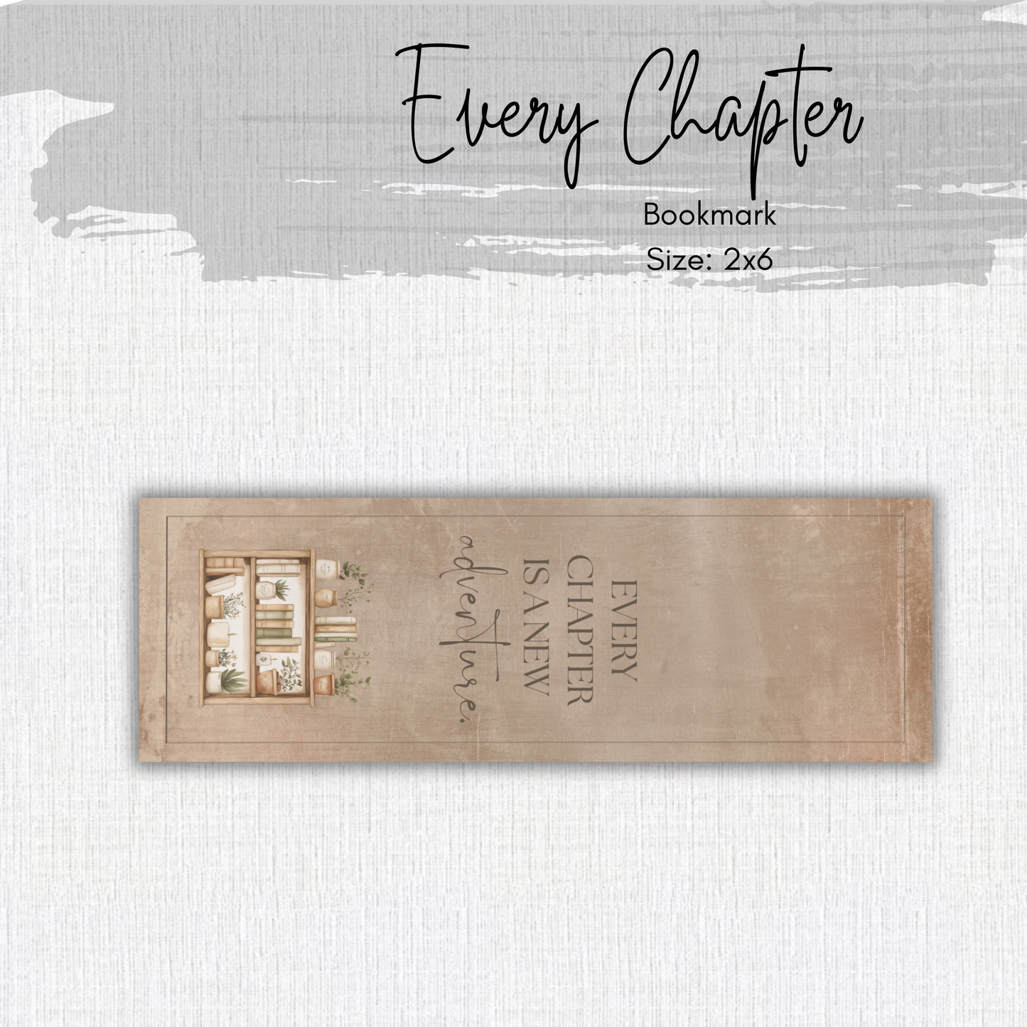 Paper Bookmark - Summer Boho