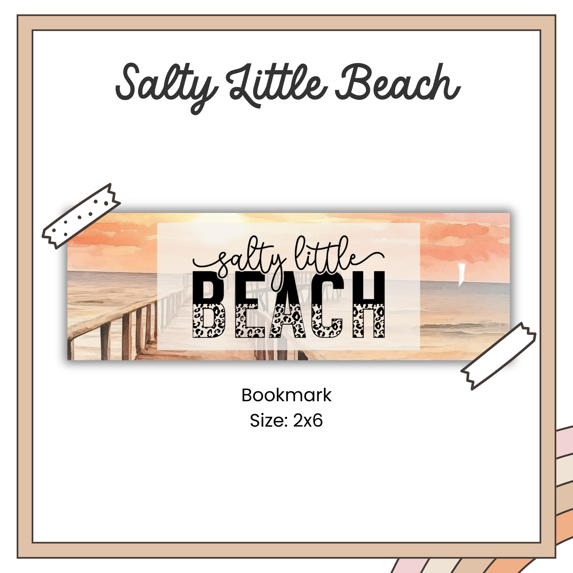 Paper Bookmark - Paradise