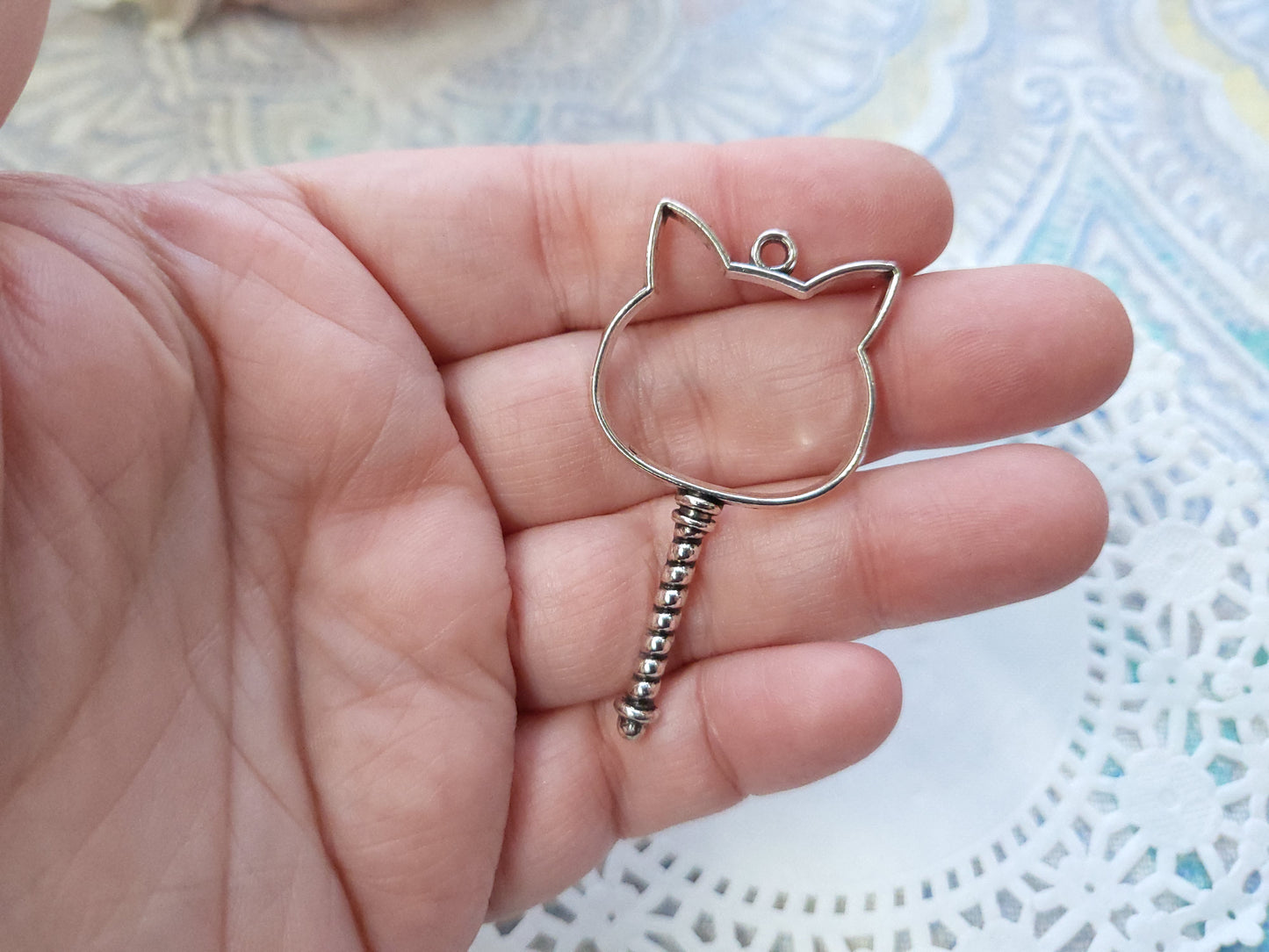 Custom - Cat Wand Bezel (Silver)