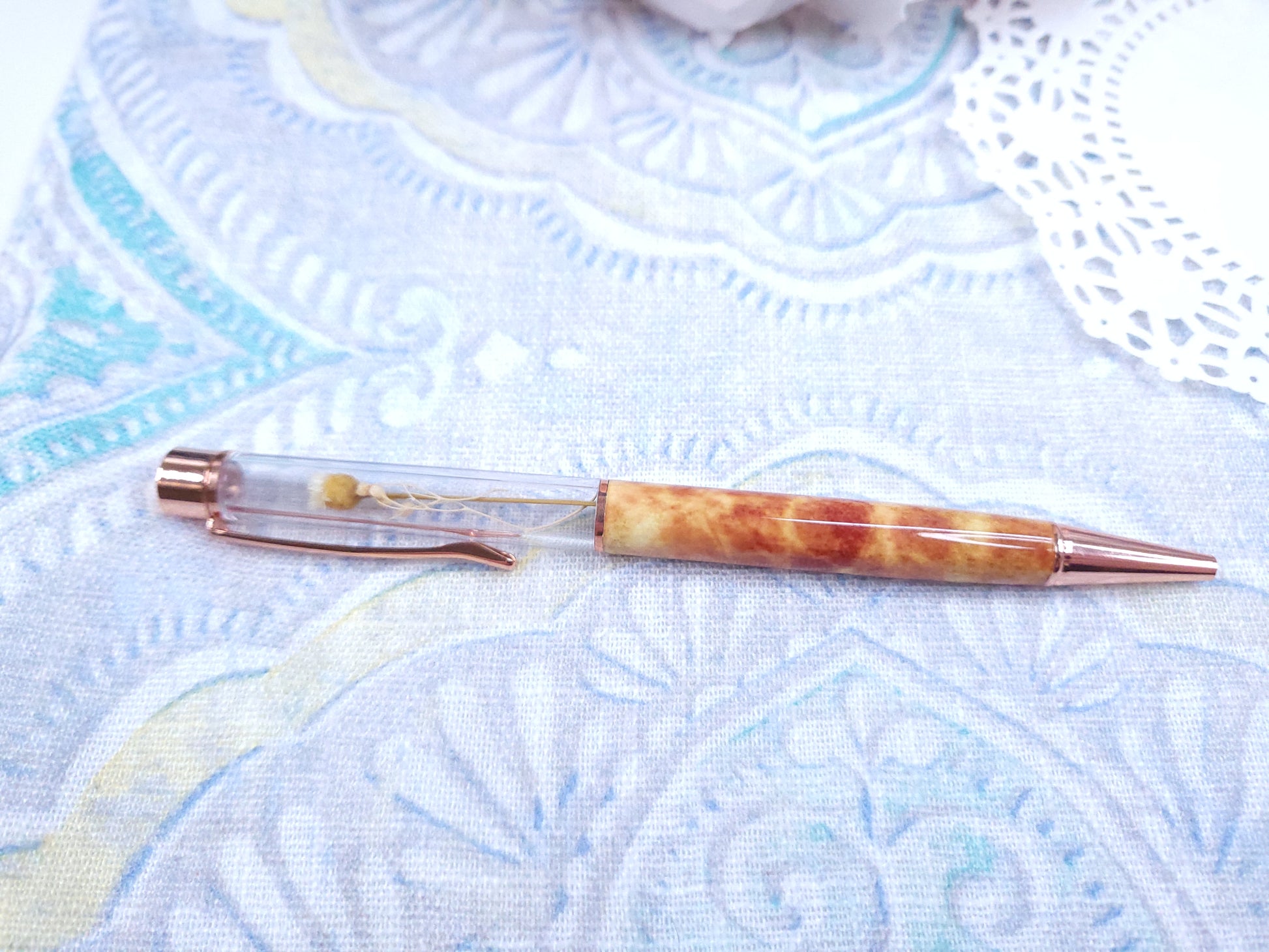 Pen - Gold Floral
