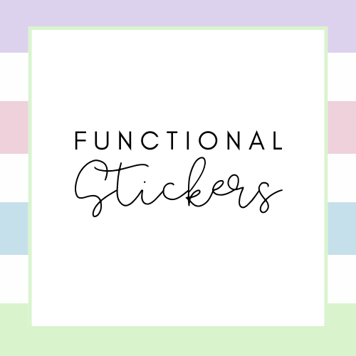 Functional Stickers – PlannerShit.com