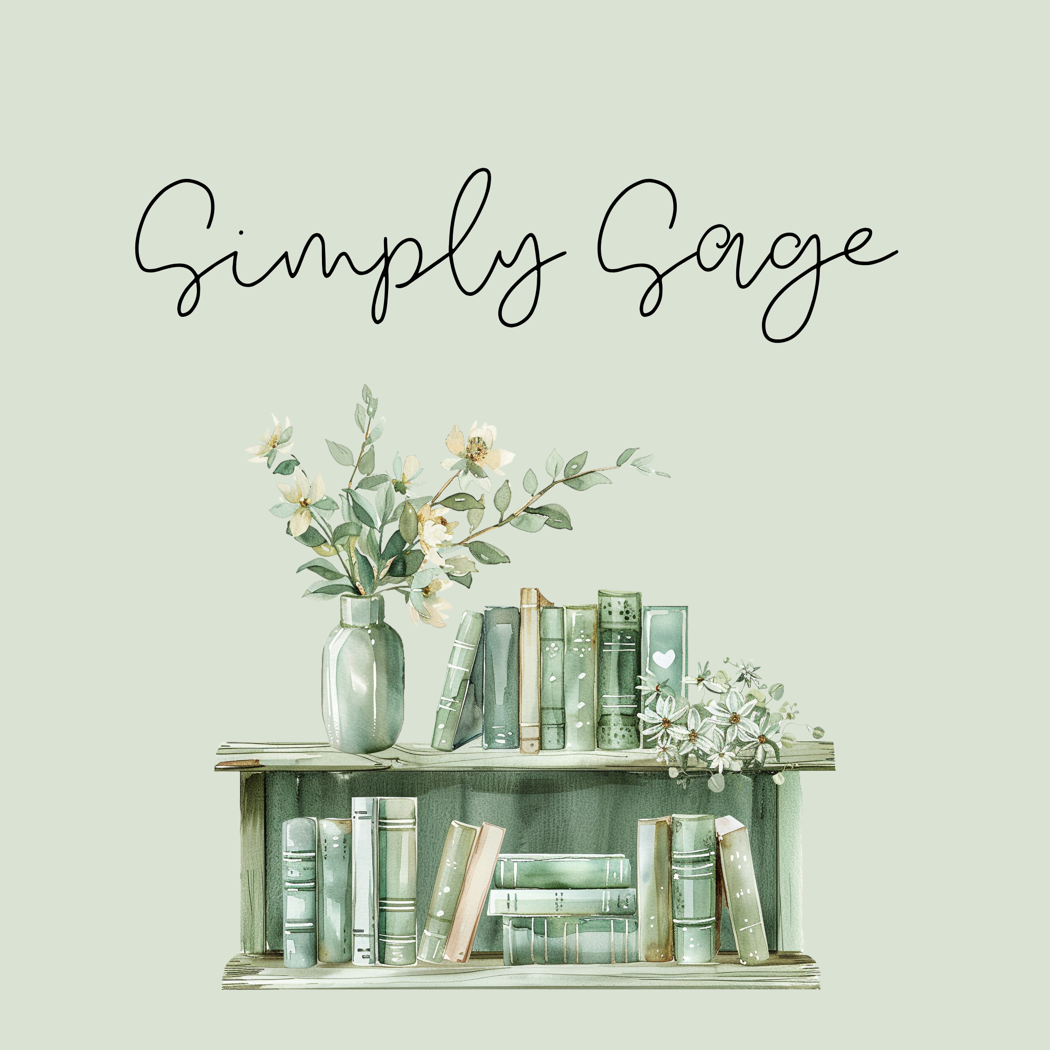 Simply Sage | Relaxing Botanical Planner Stickers