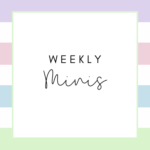 Weekly Mini Planner Kits