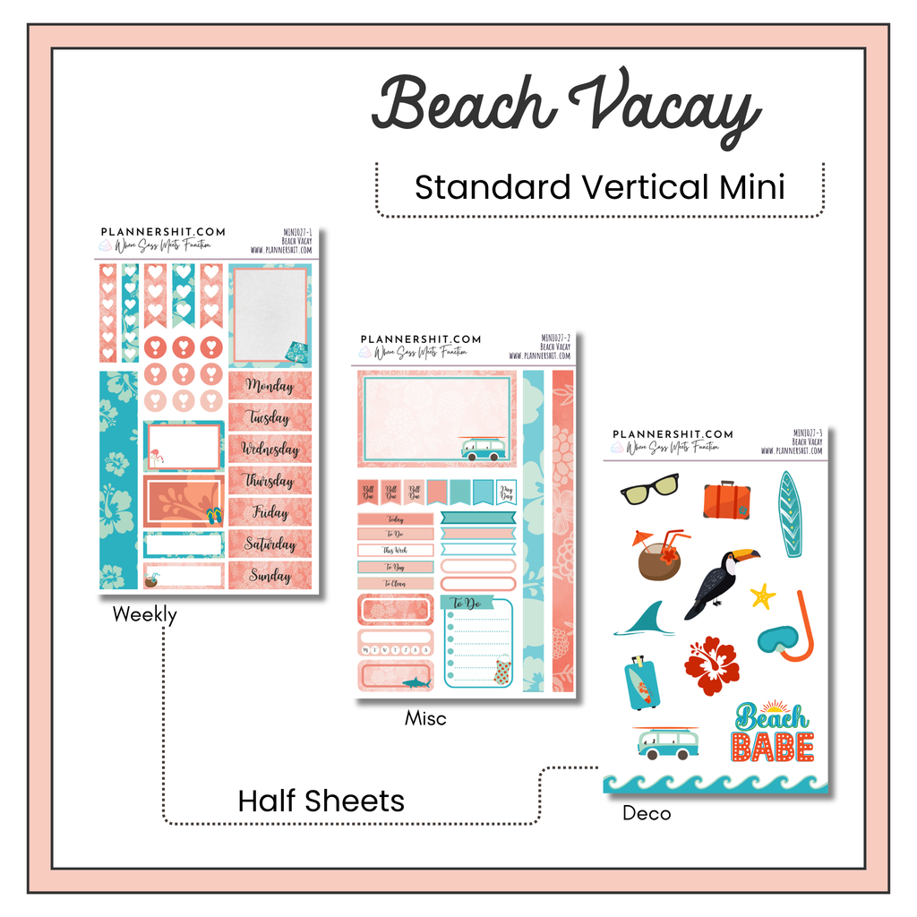 Weekly Mini Kit - Beach Vacay