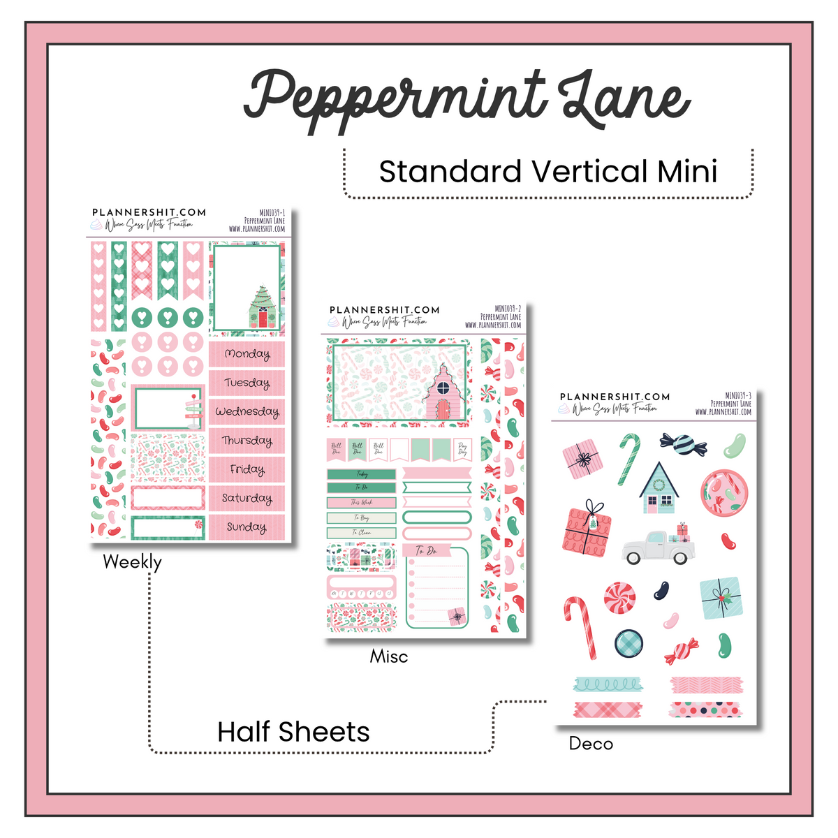 Weekly Mini Kit - Peppermint Lane