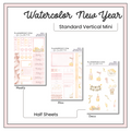 Weekly Mini Kit - Watercolor New Year