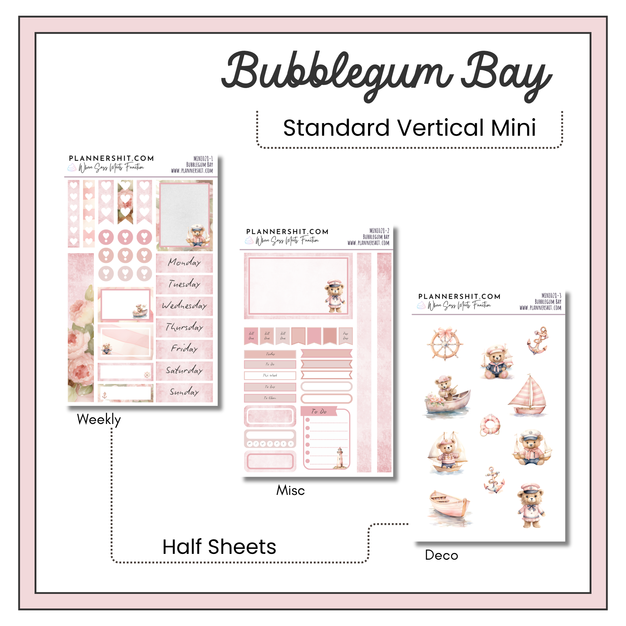 Weekly Mini Kit - Bubblegum Bay
