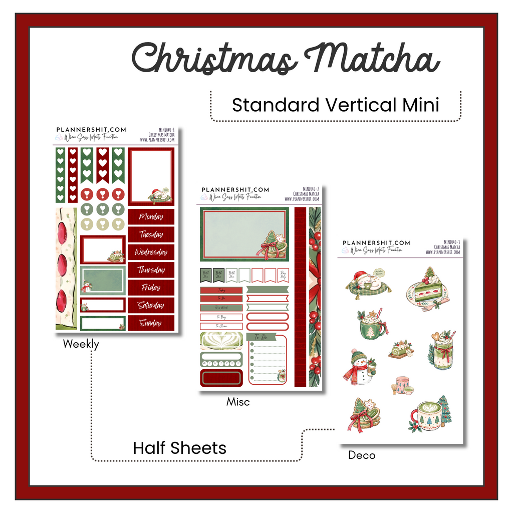 Weekly Mini Kit - Christmas Matcha