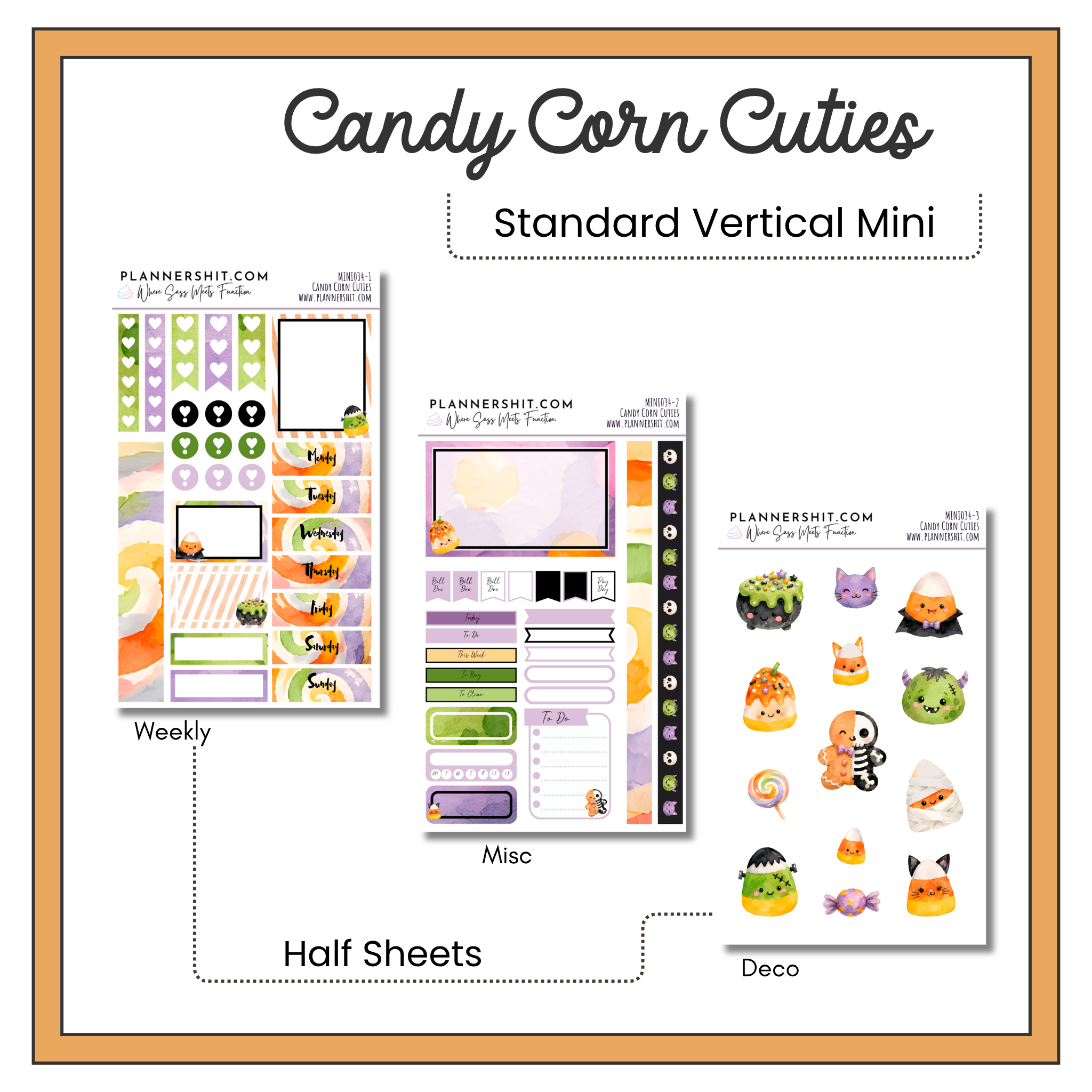 Weekly Mini Kit - Candy Corn Cuties