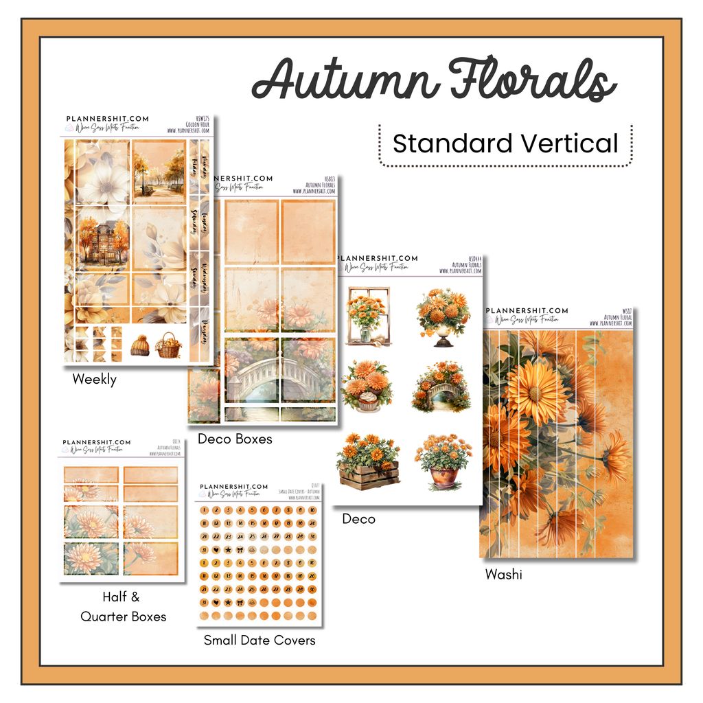 Autumn Florals (Standard Vertical)
