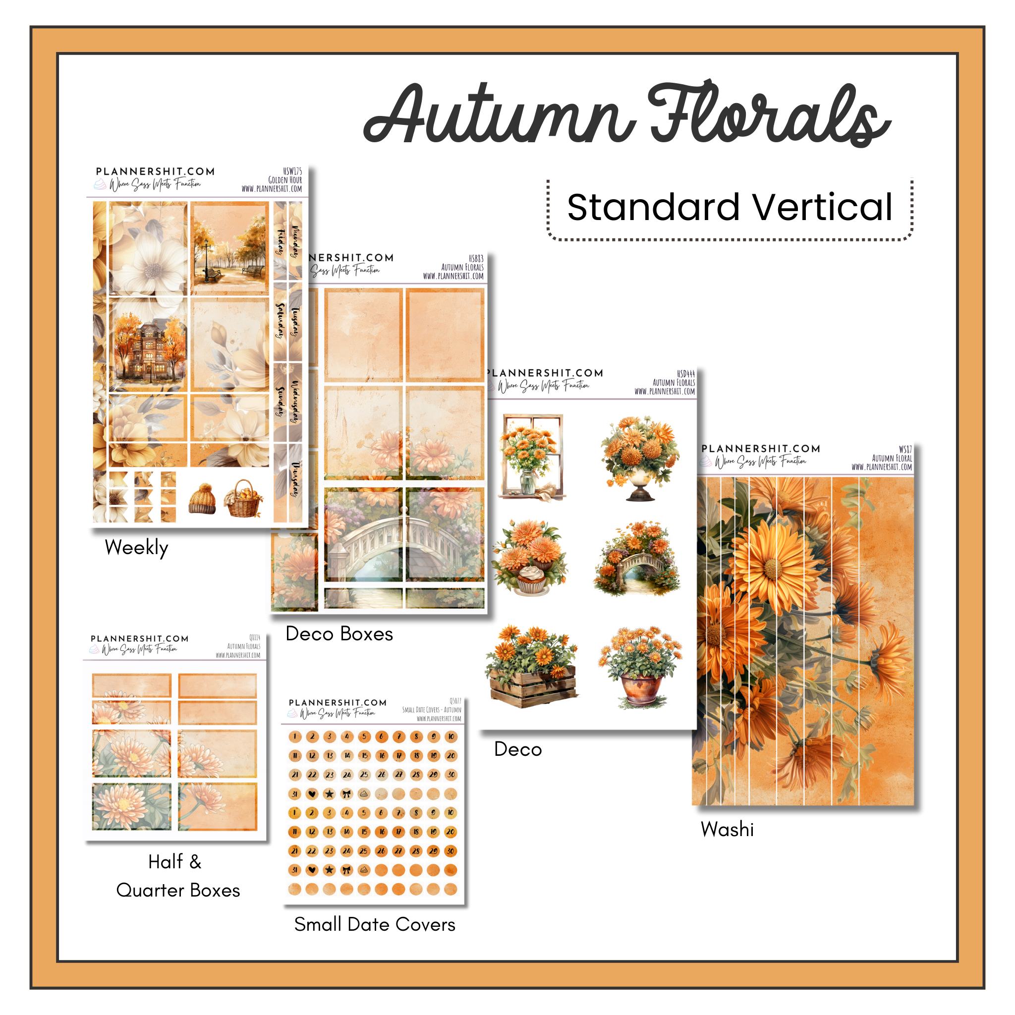 Autumn Florals (Standard Vertical)