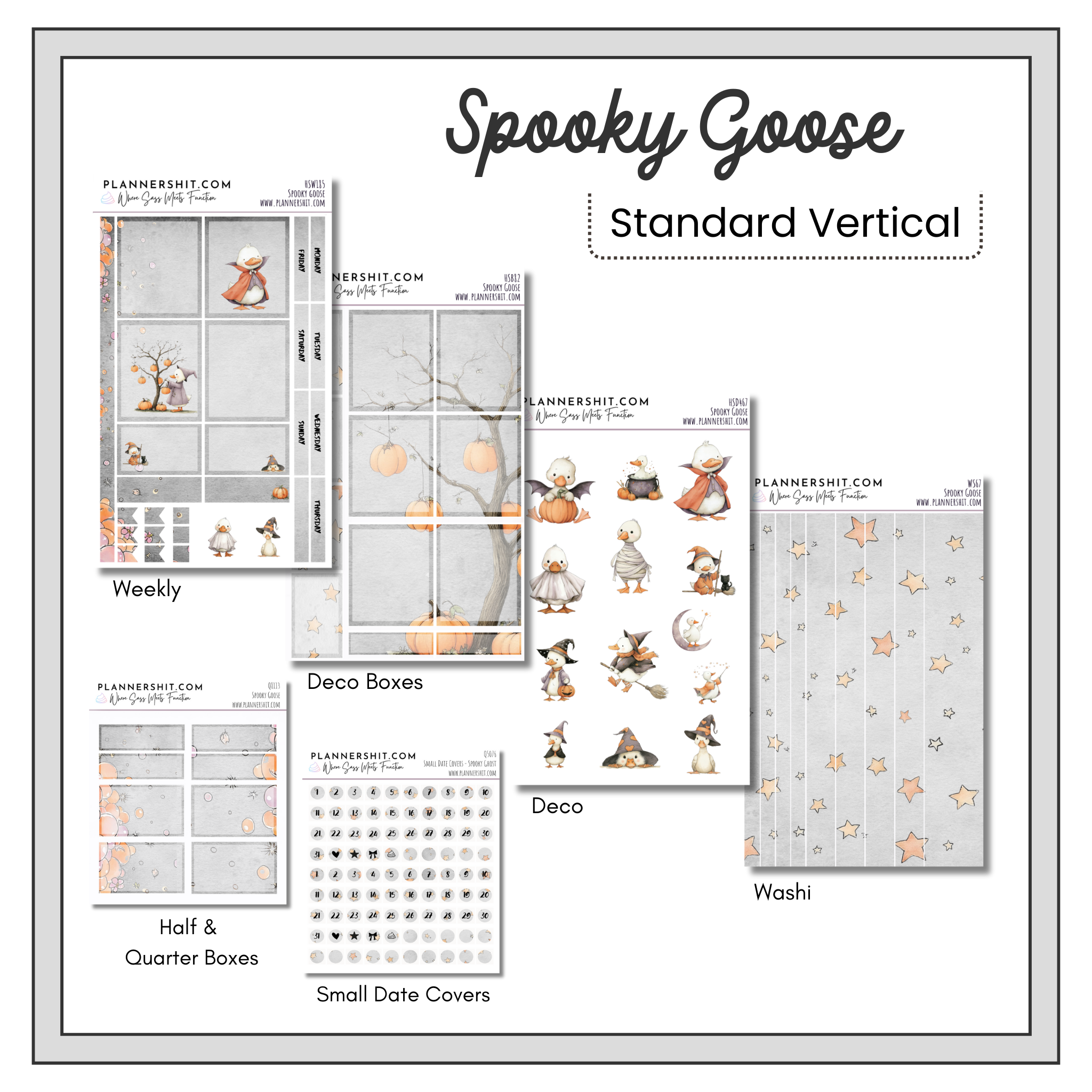 Spooky Goose (Standard Vertical)