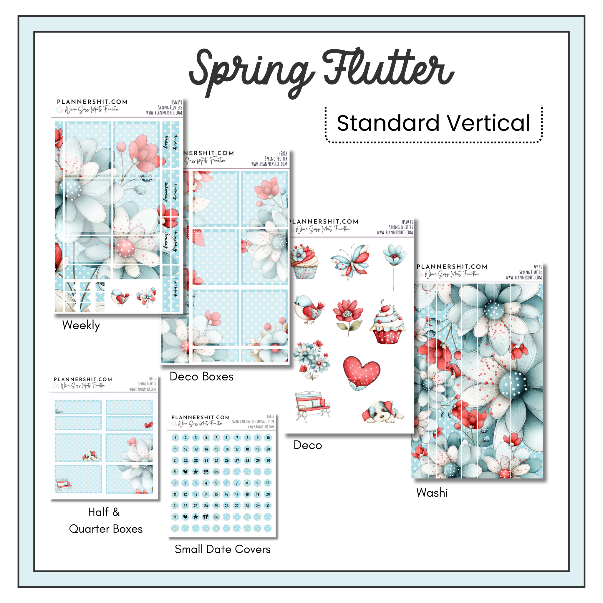 Spring Flutter (Standard Vertical) – PlannerShit.com