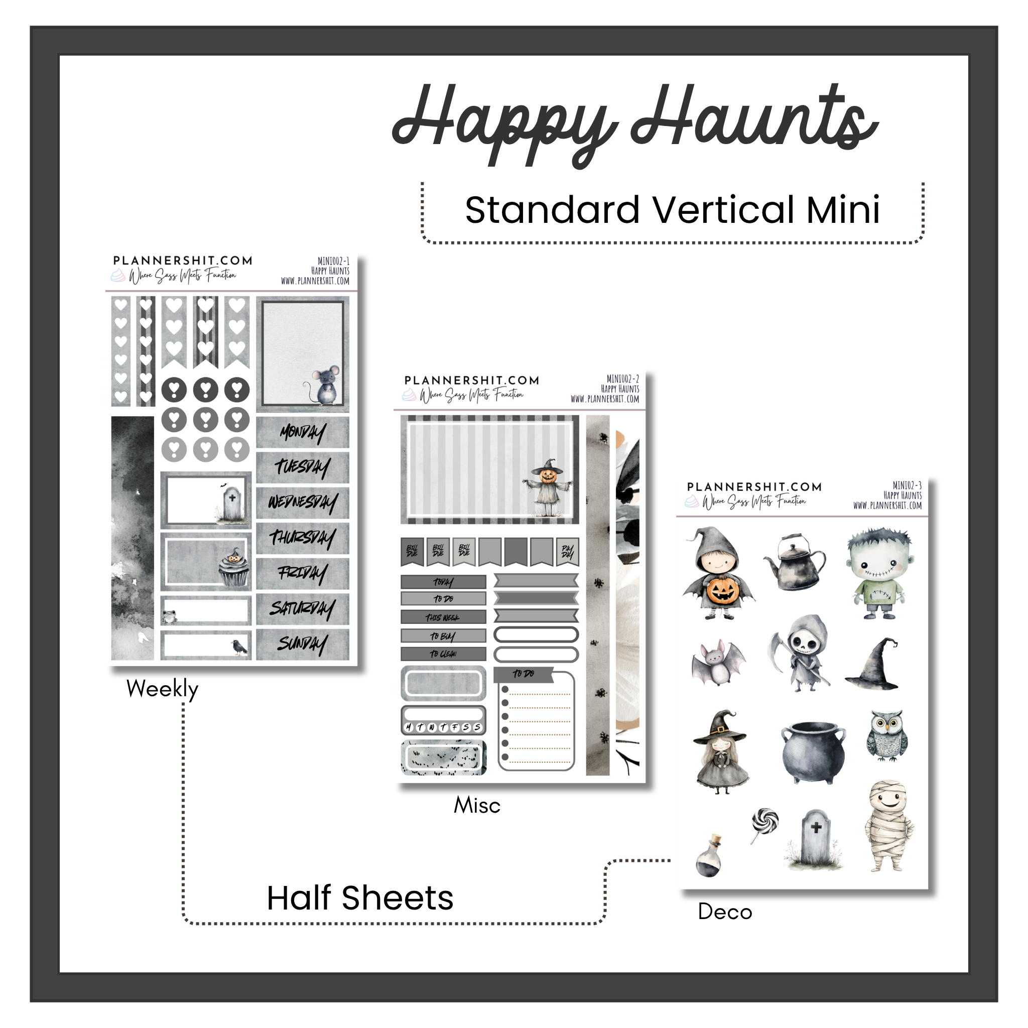 Weekly Mini Kit - Happy Haunts