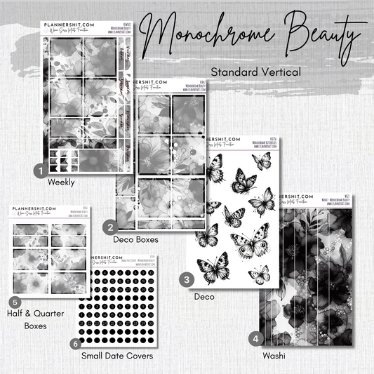 Monochrome Beauty (Standard Vertical)