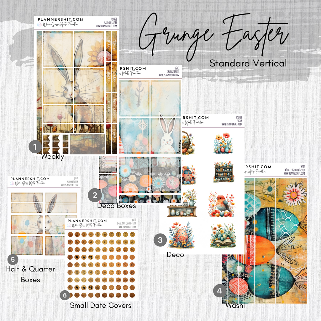 Grunge Easter (Standard Vertical)