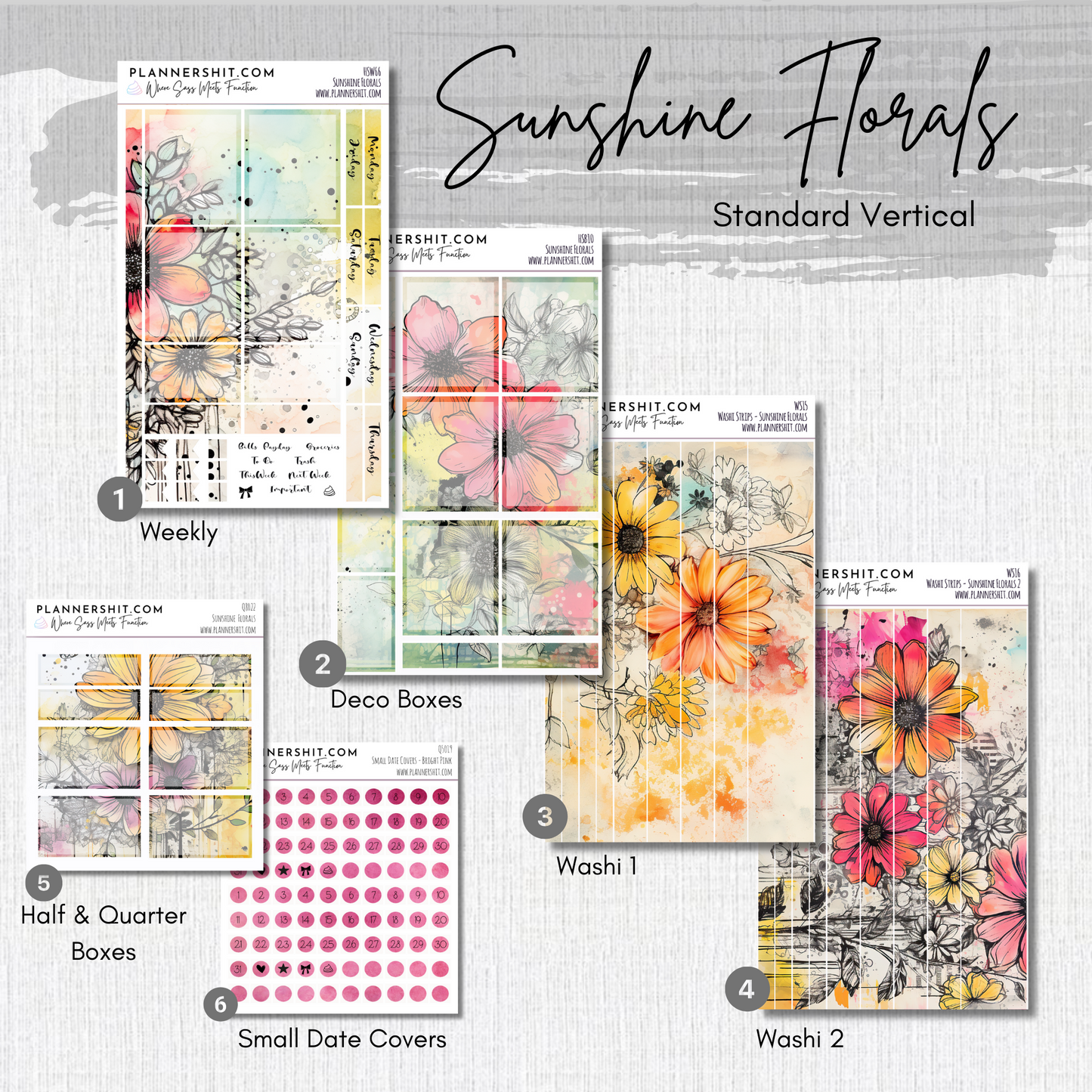 Sunshine Florals (Standard Vertical)