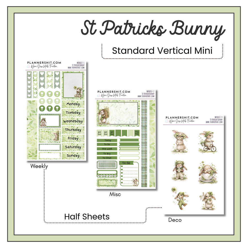 Weekly Mini Kit - St Patrick's Bunny