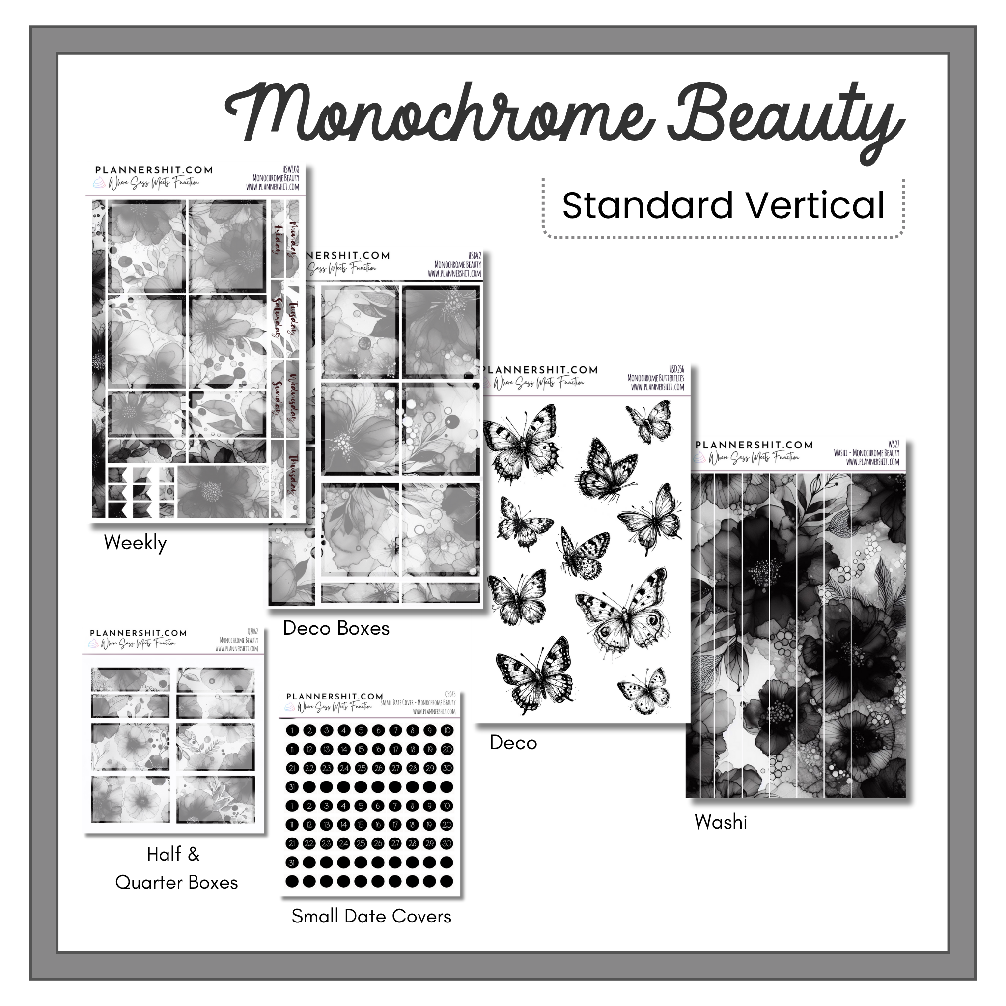 Monochrome Beauty (Standard Vertical)