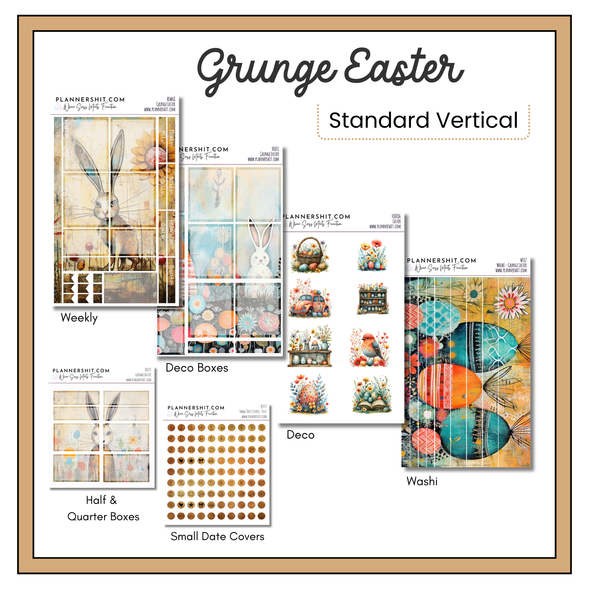 Grunge Easter (Standard Vertical)