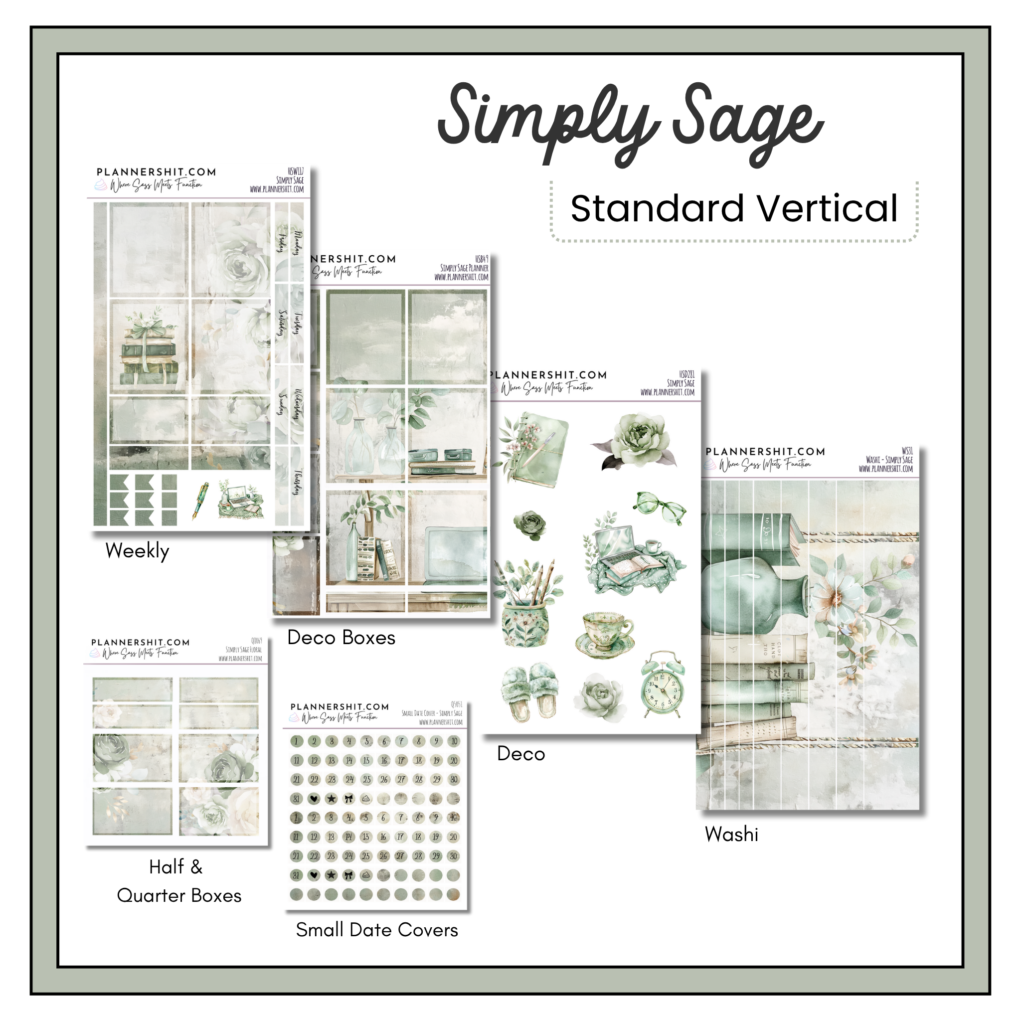 Simply Sage (Standard Vertical)