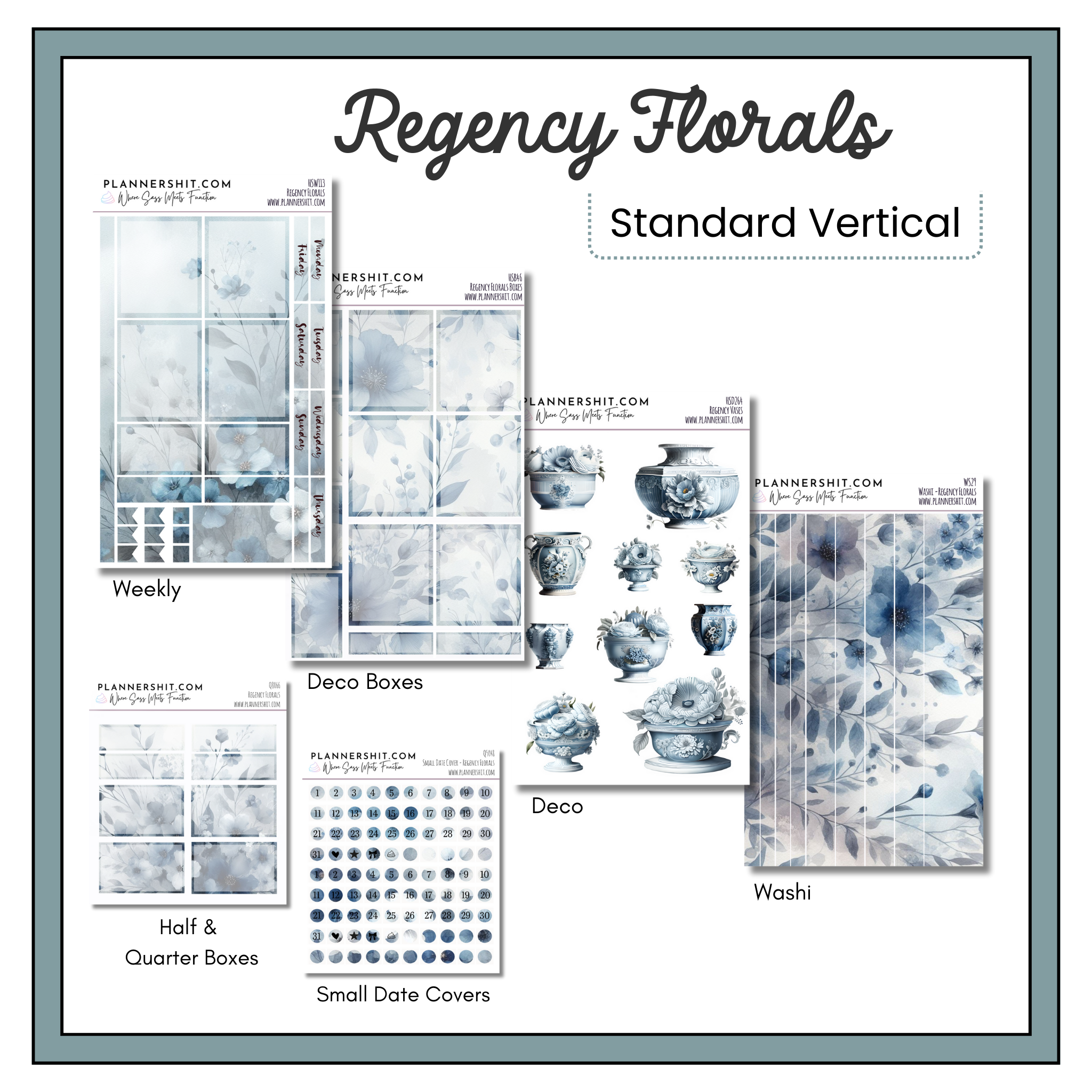 Regency Florals (Standard Vertical)