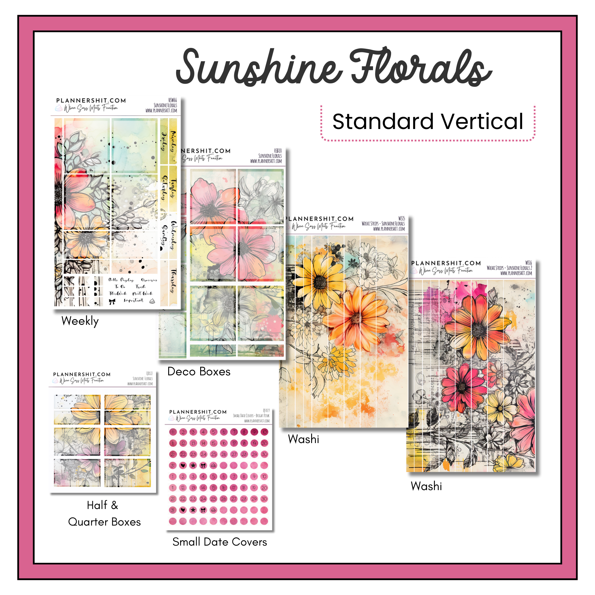 Sunshine Florals (Standard Vertical)