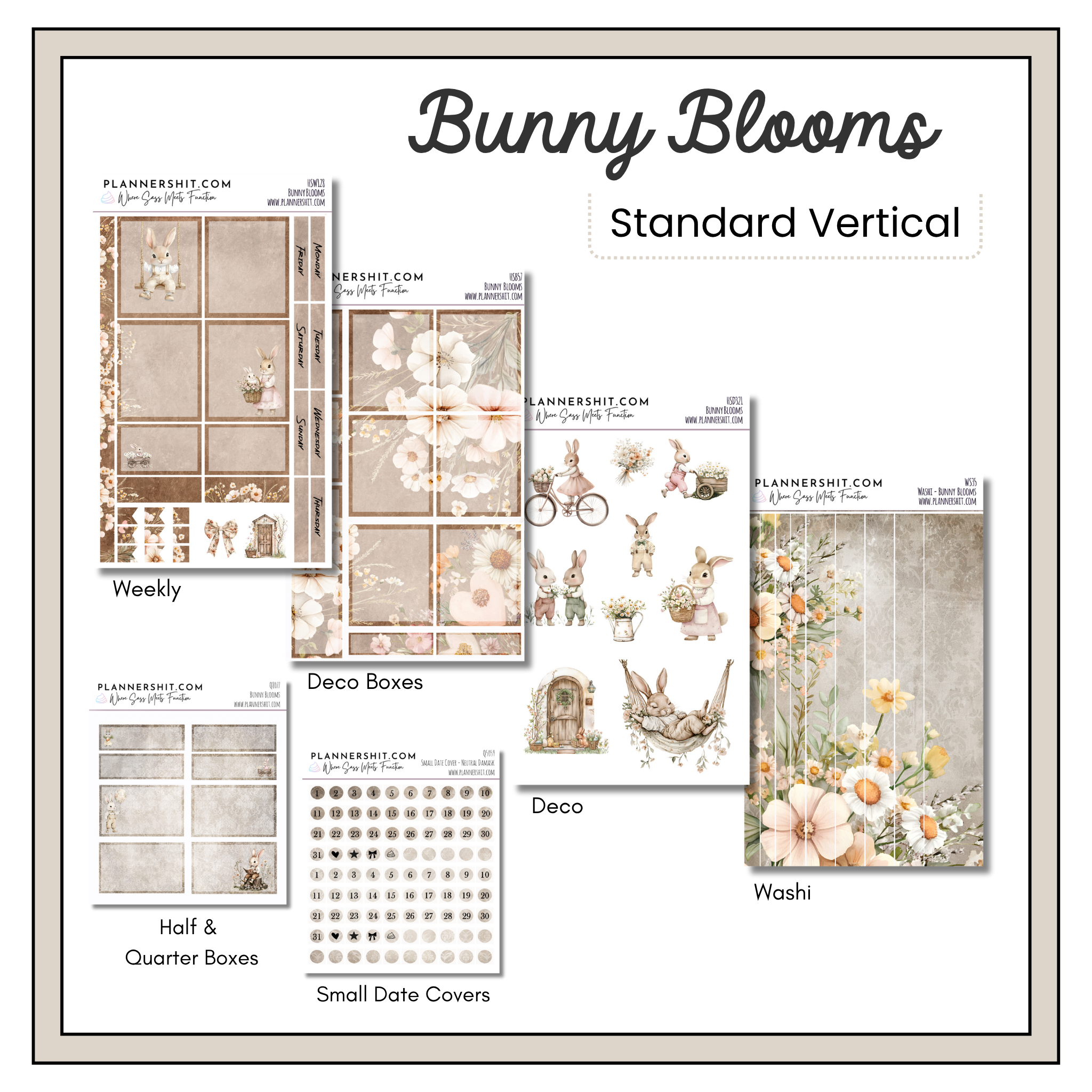 Bunny Blooms (Standard Vertical)