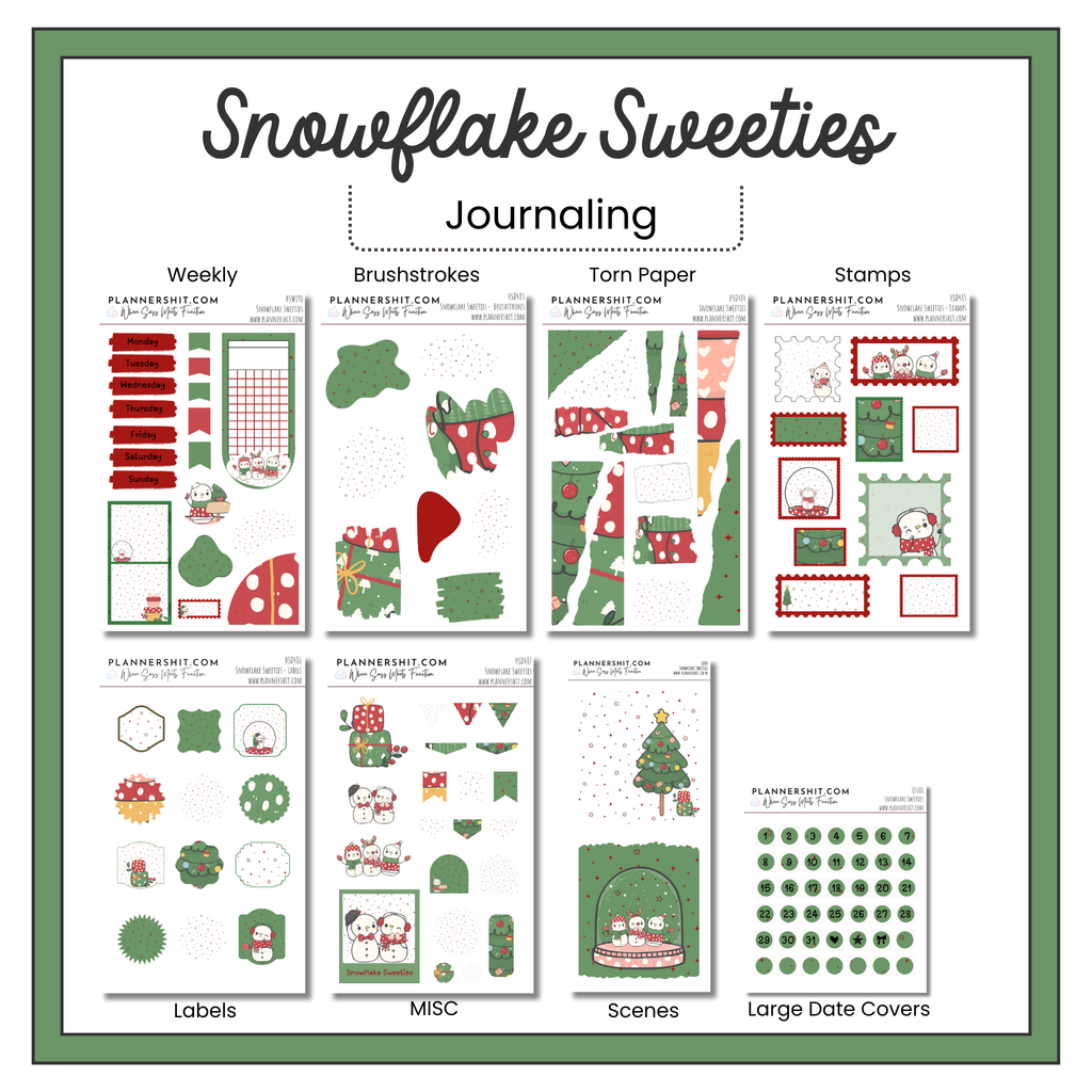 Snowflake Sweeties (Journaling)