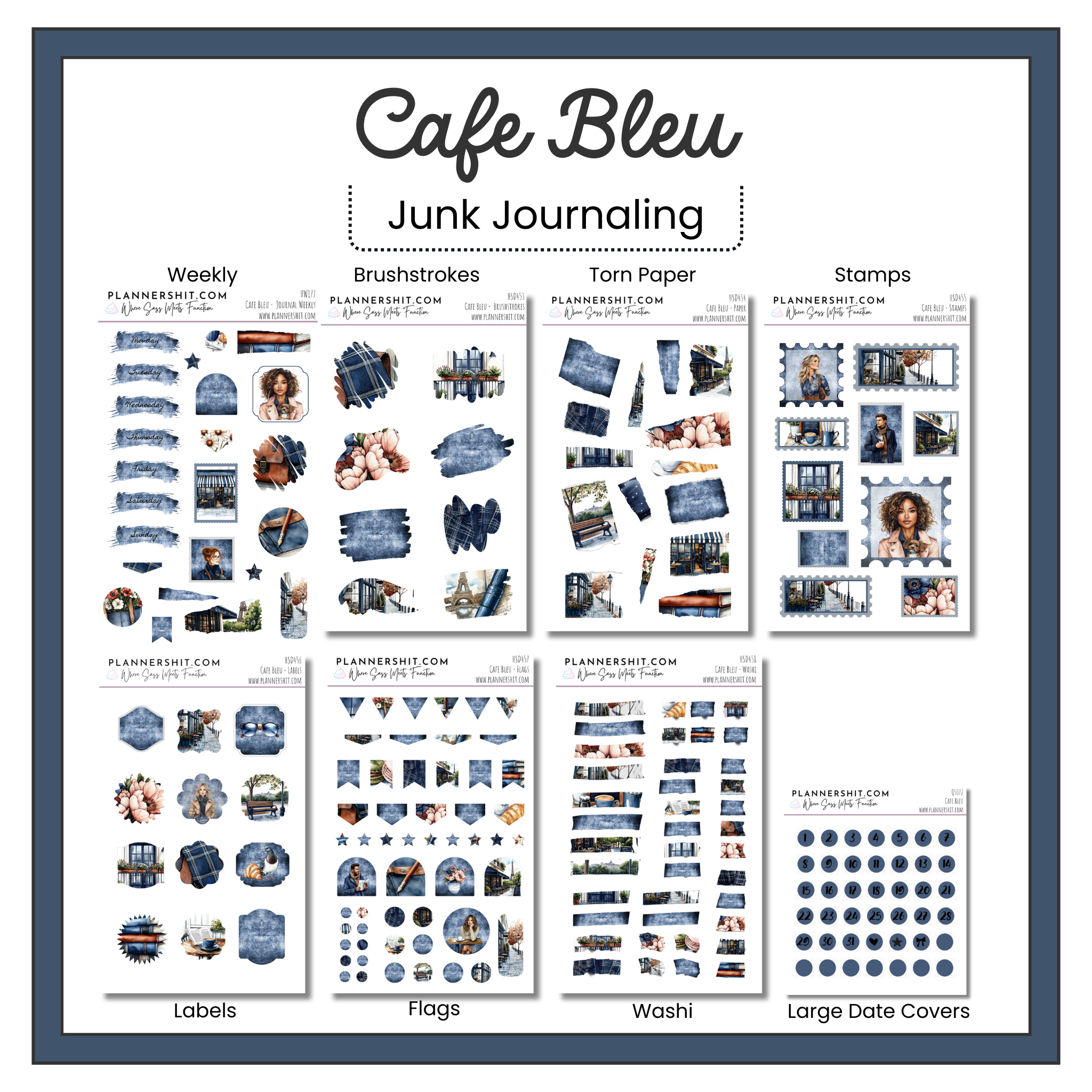 Cafe Bleu (Journaling)