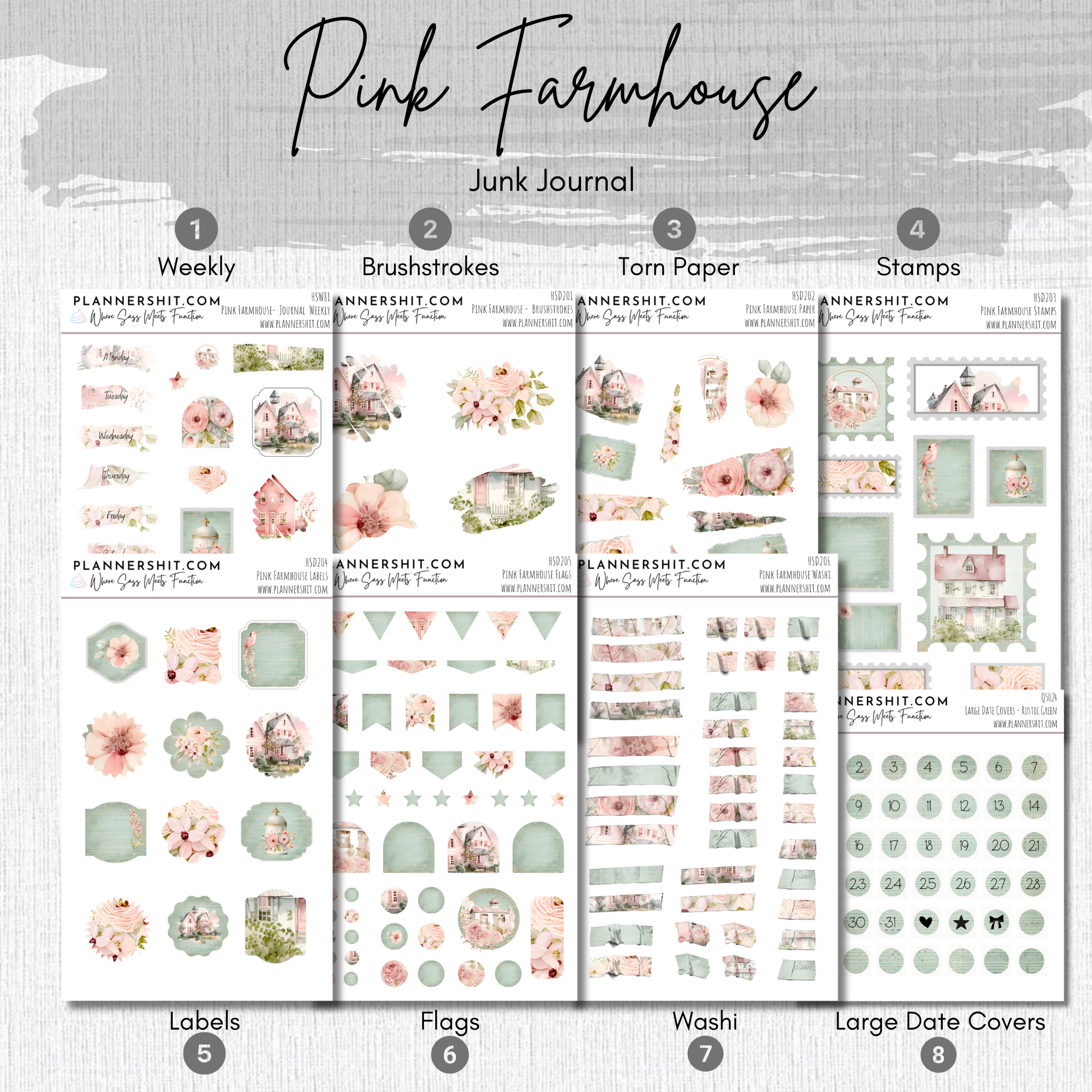 Pink Farmhouse (Journaling)