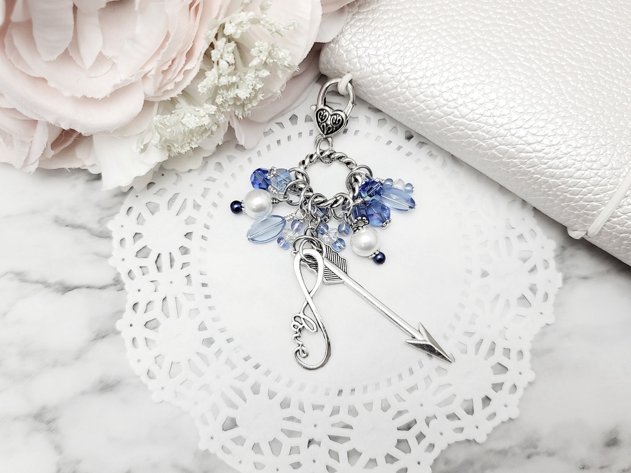 Chunky Dangle - Love (Baby Blue)