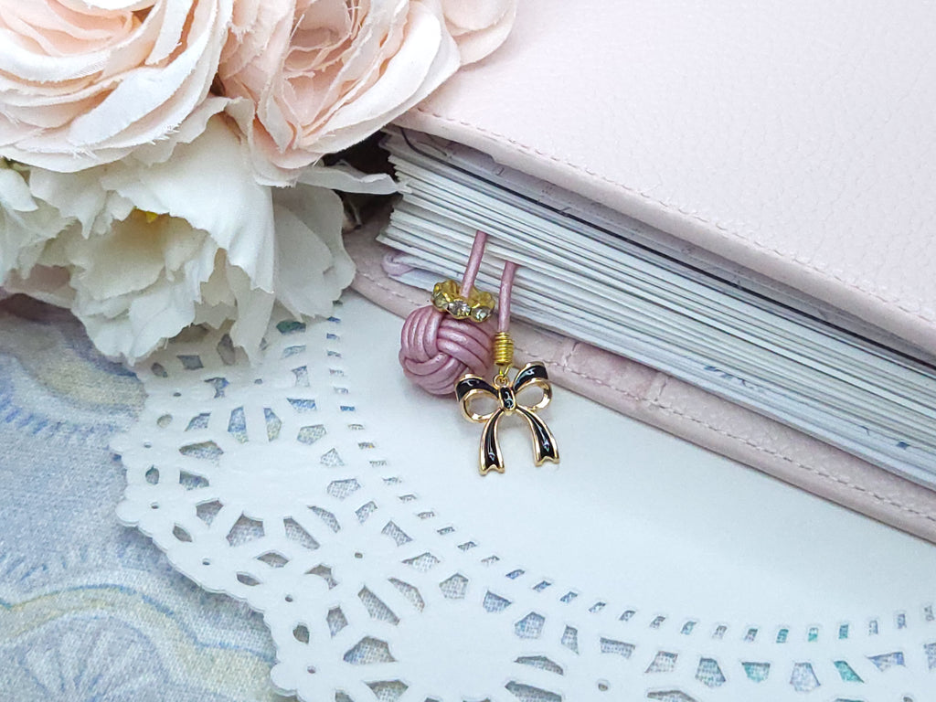 Bookmark - Black Bow