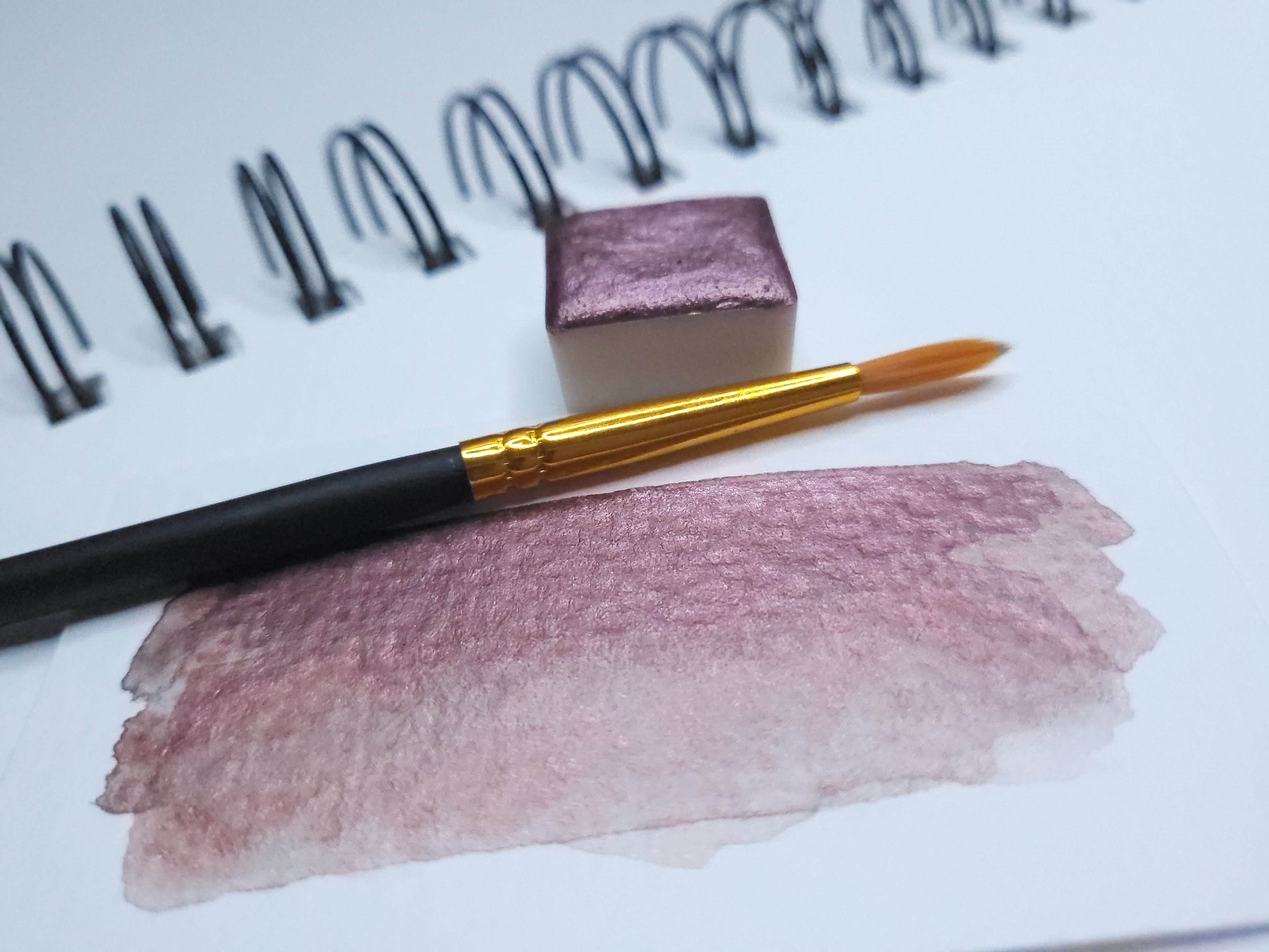 Watercolor Half Pan - Sugar Plum