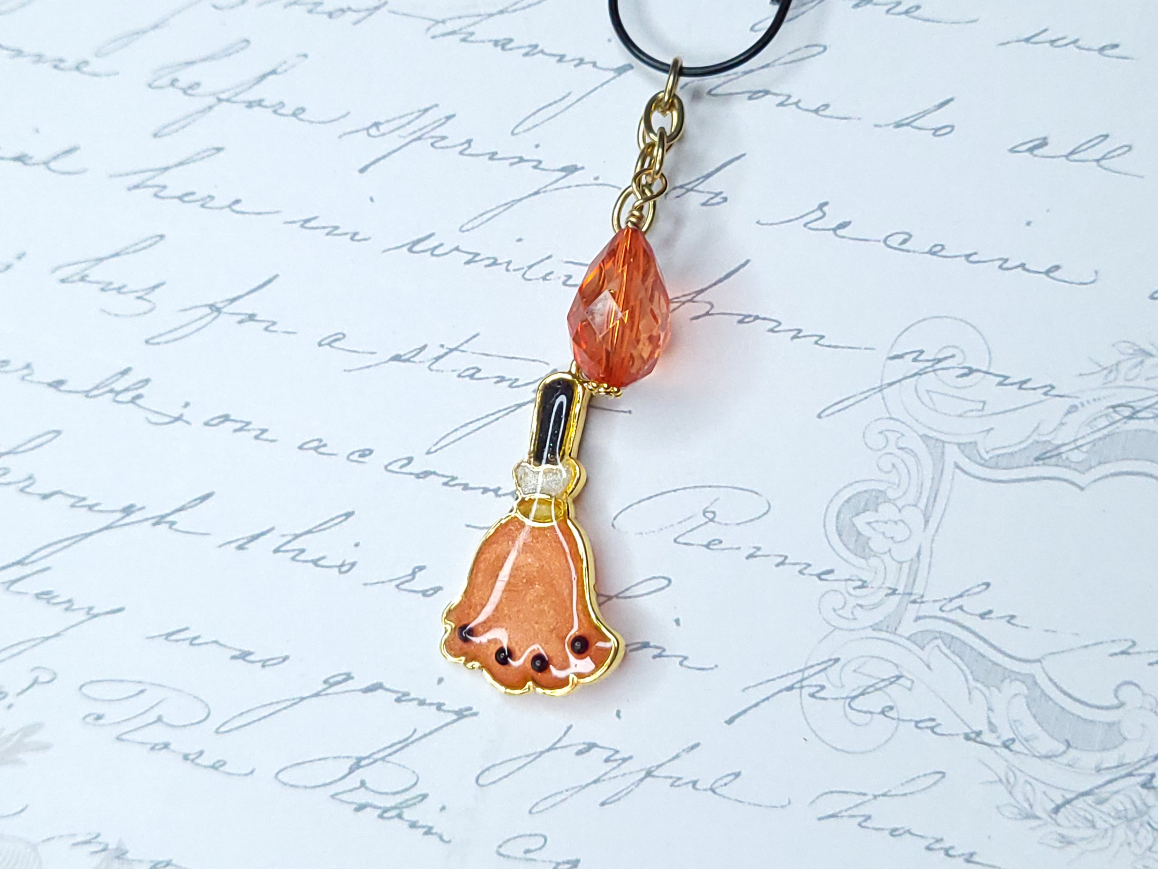 Seasonal BlingMark - Witch's Broom (Candy Corn)