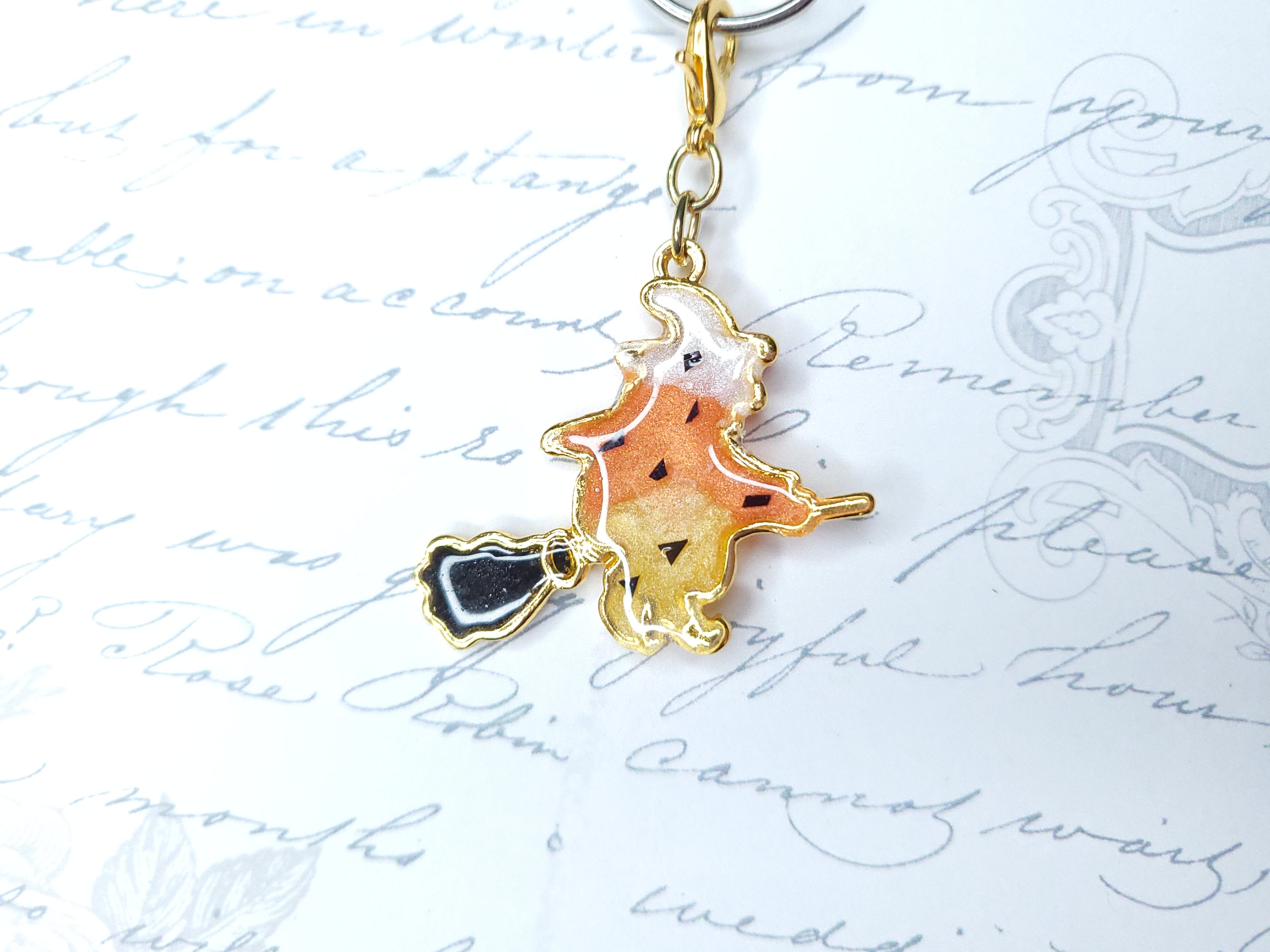 Seasonal Classic Charm - Witch (Candy Corn)