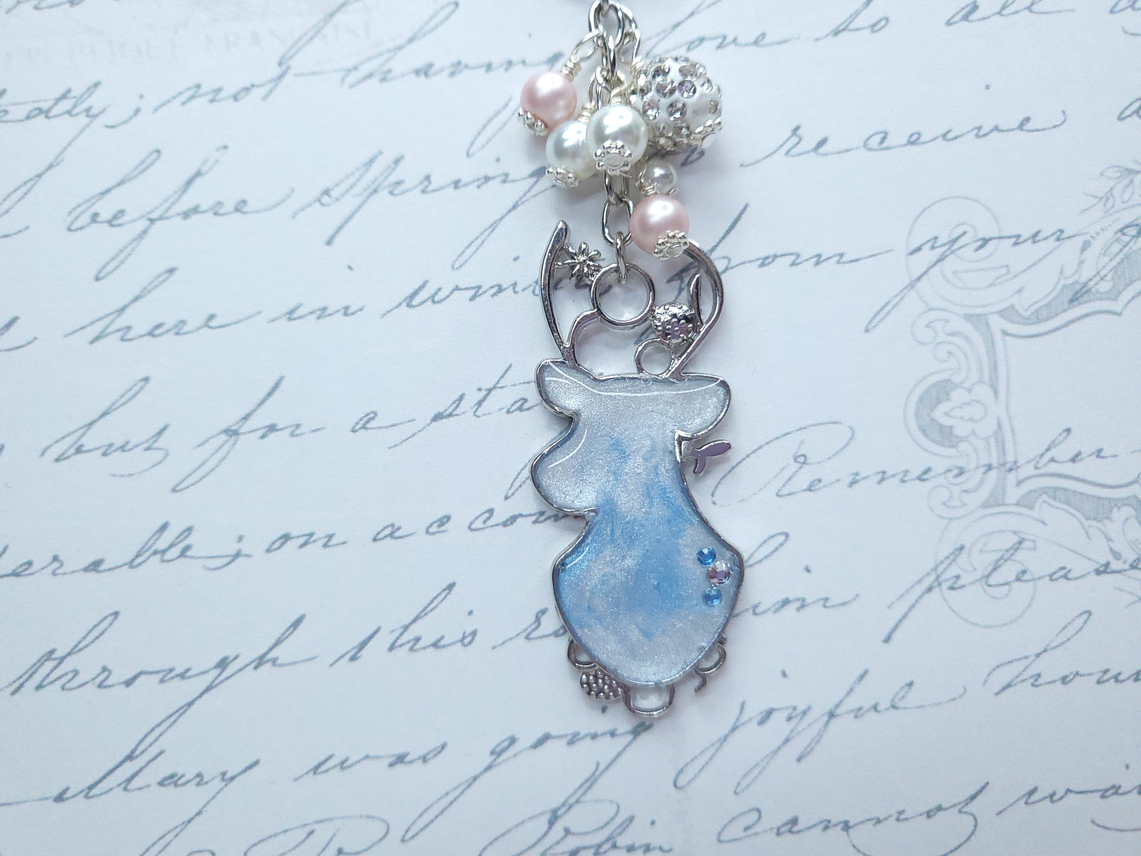 Seasonal BlingMark - Reindeer Head (Pastel Winter - Blue)