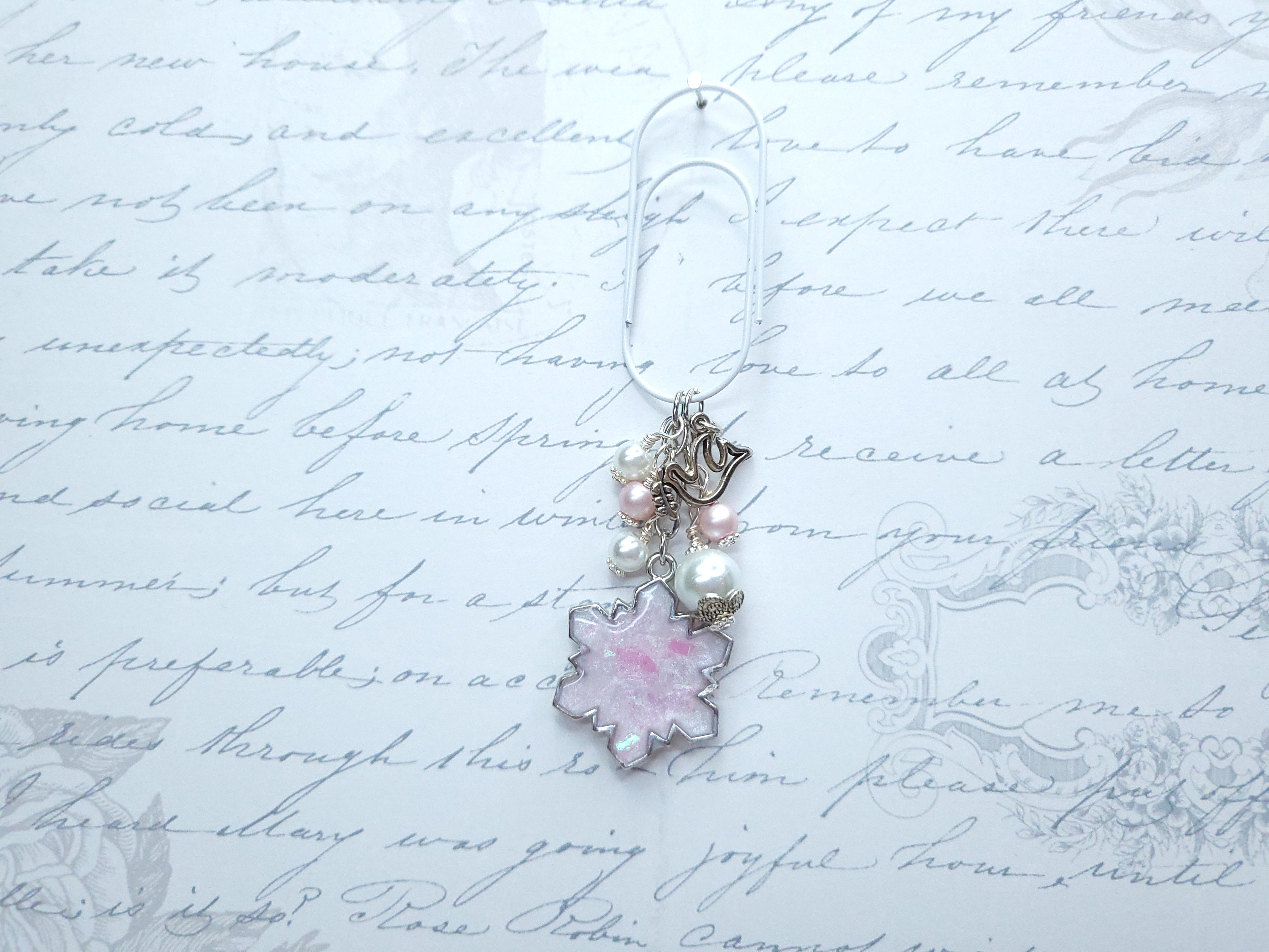 Seasonal BlingMark - Snowflake (Pastel Winter - Pink)