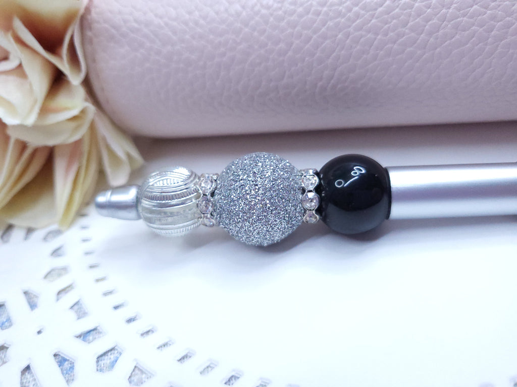 Beaded Pen - In Shadows Sparkle